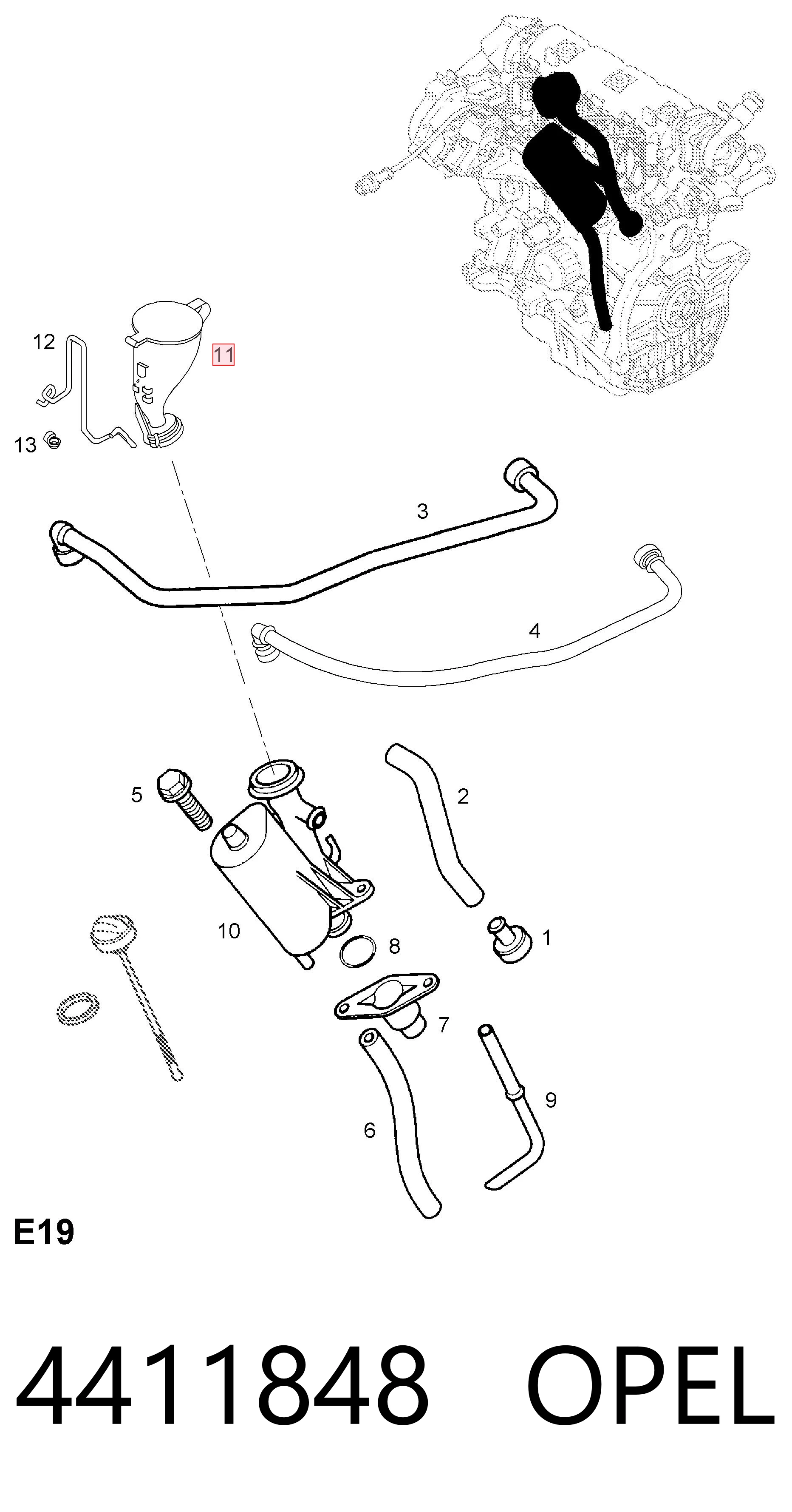 8200170931 Nissan/Infiniti Горловина маслозаливная