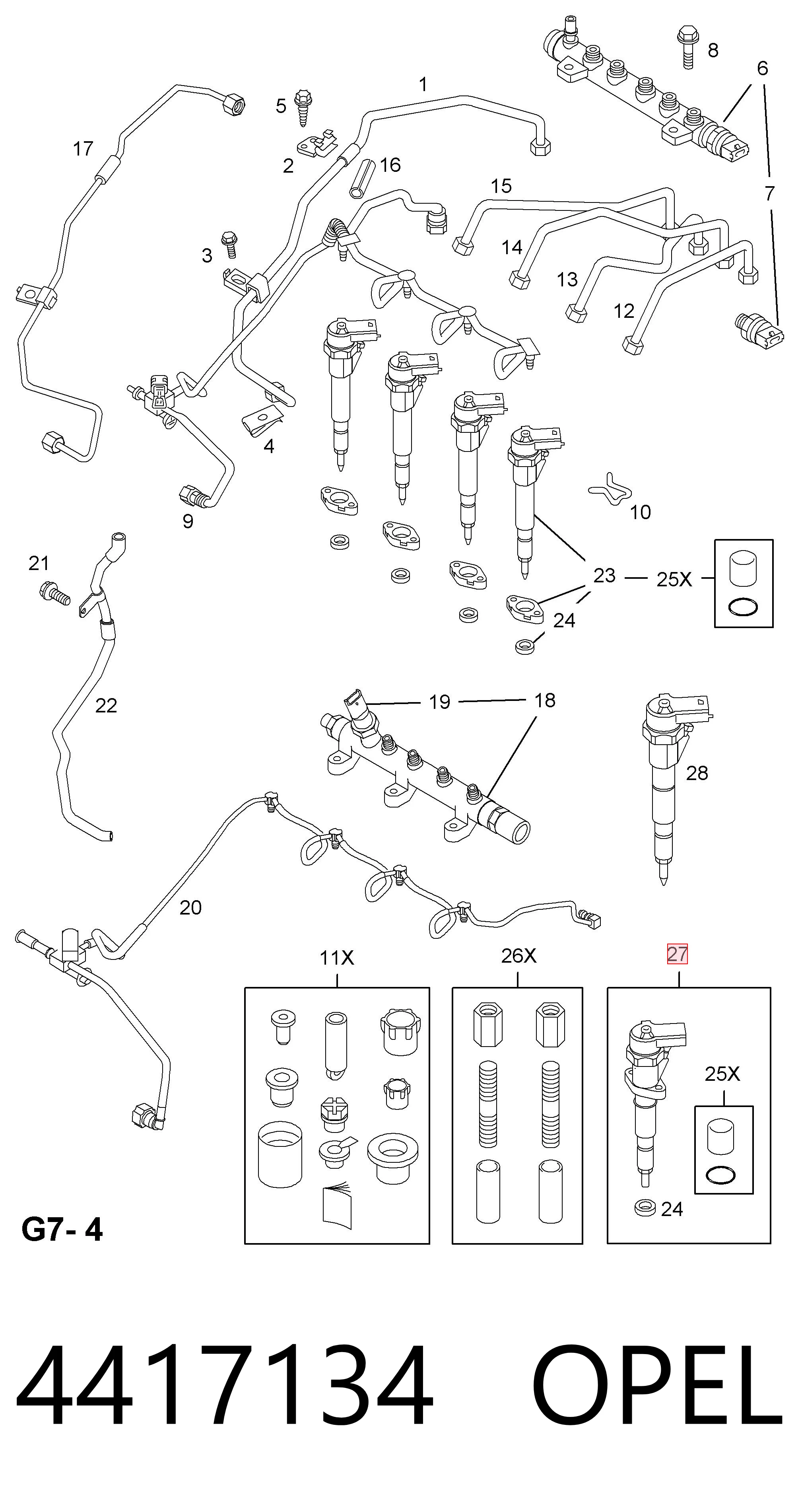 Топливные форсунки 986435170 Bosch