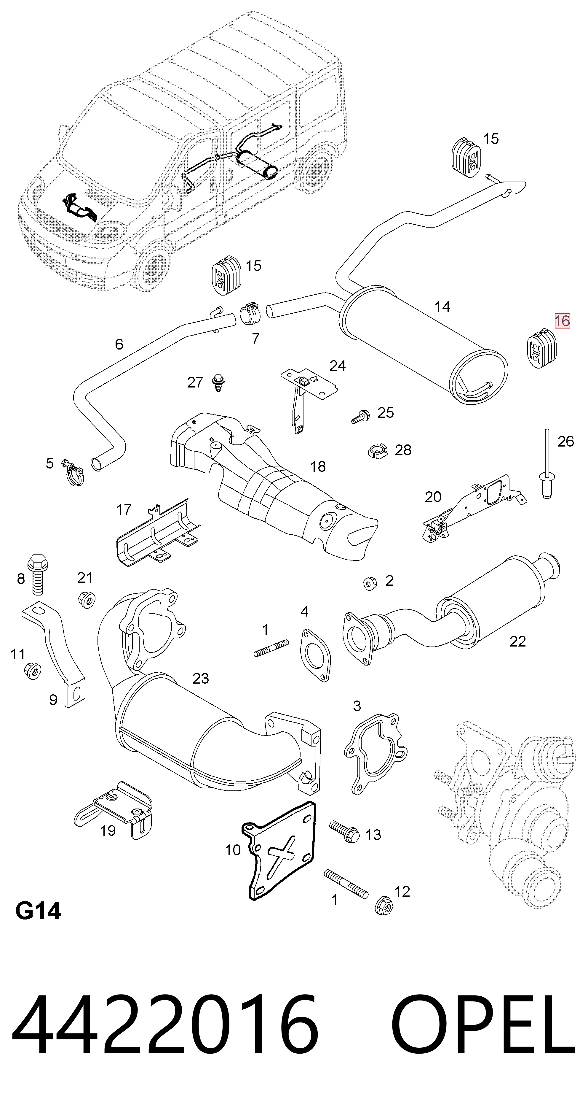 Купить 8971664980 Honda Кронштейн задней подушки глушителя
