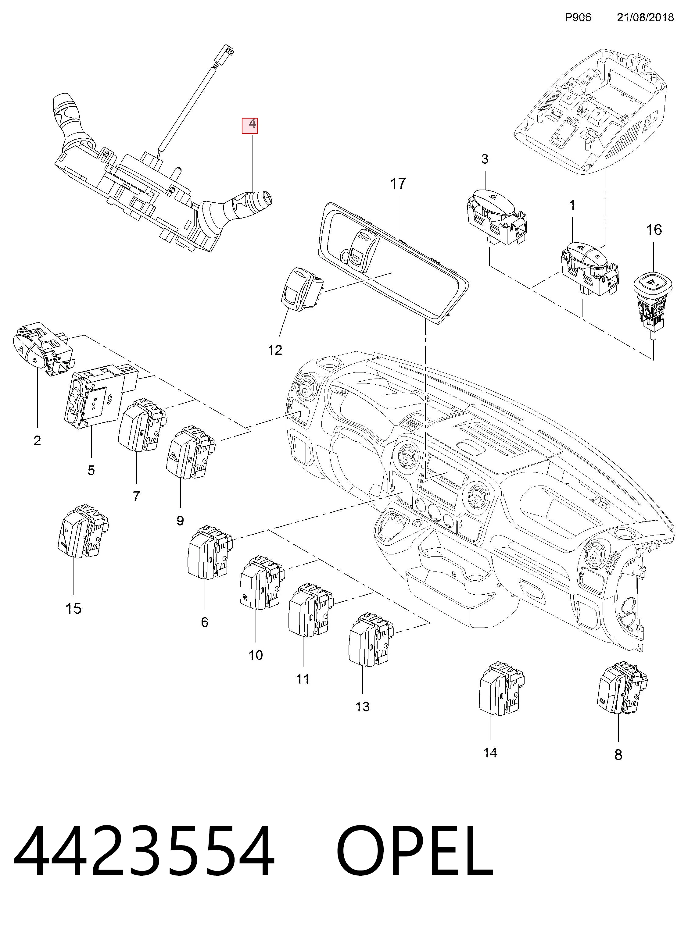 4423554 Opel