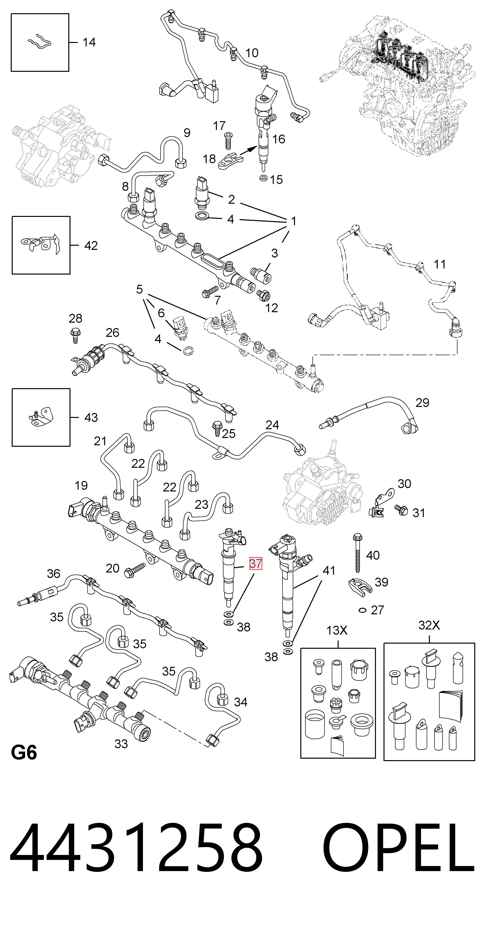 Купить Топливные форсунки Рено Лагуна III BT0, BT1
