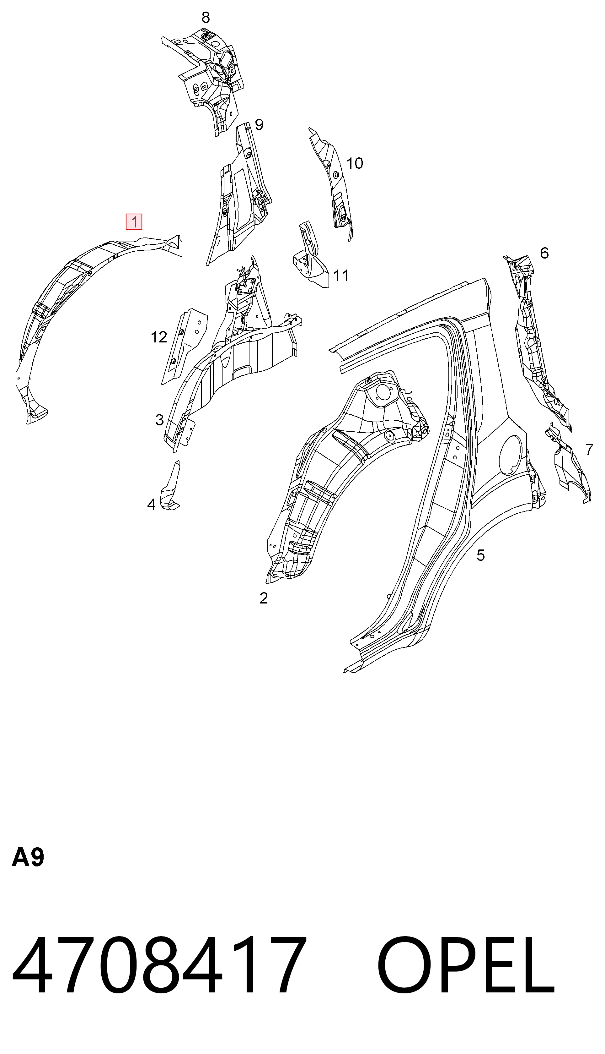 Купить A0249972947 Mercedes Сальник раздаточной коробки задний выходной
