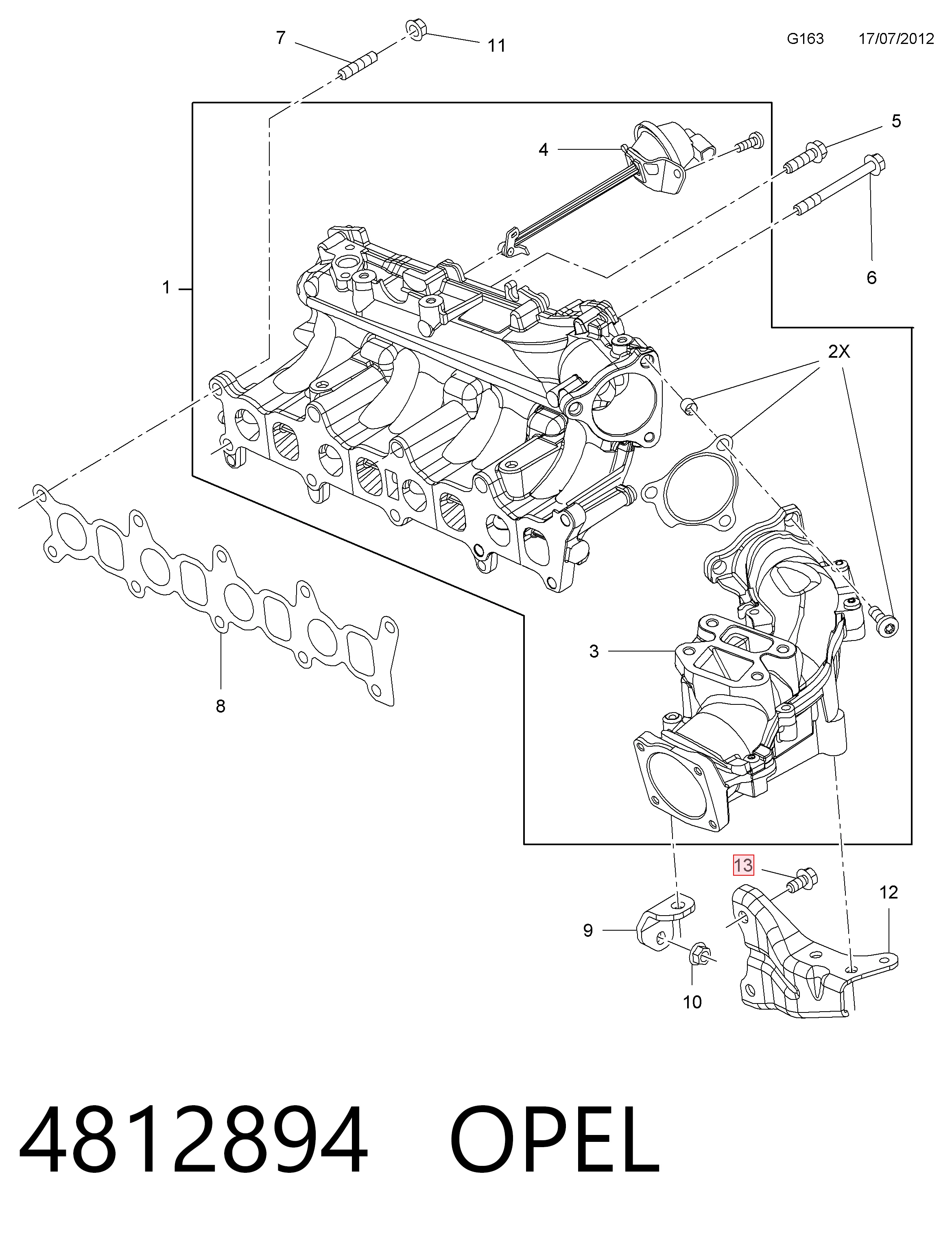 Болт крепления корзины сцепления Peugeot/Citroen 11570368 цена, от 4.65 USD