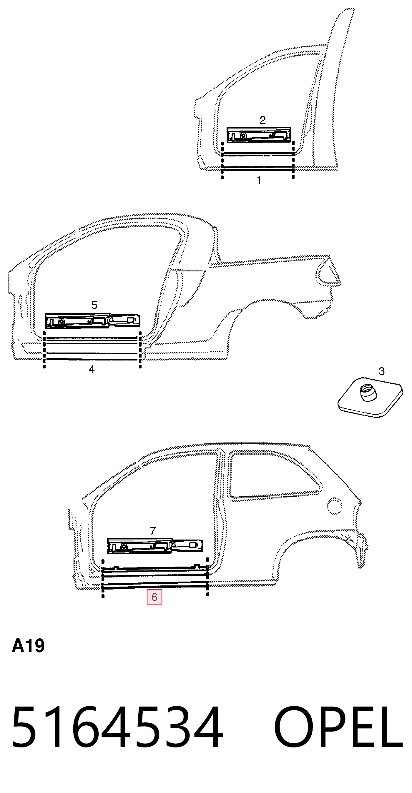 Порог наружний правый на Opel Corsa B S93