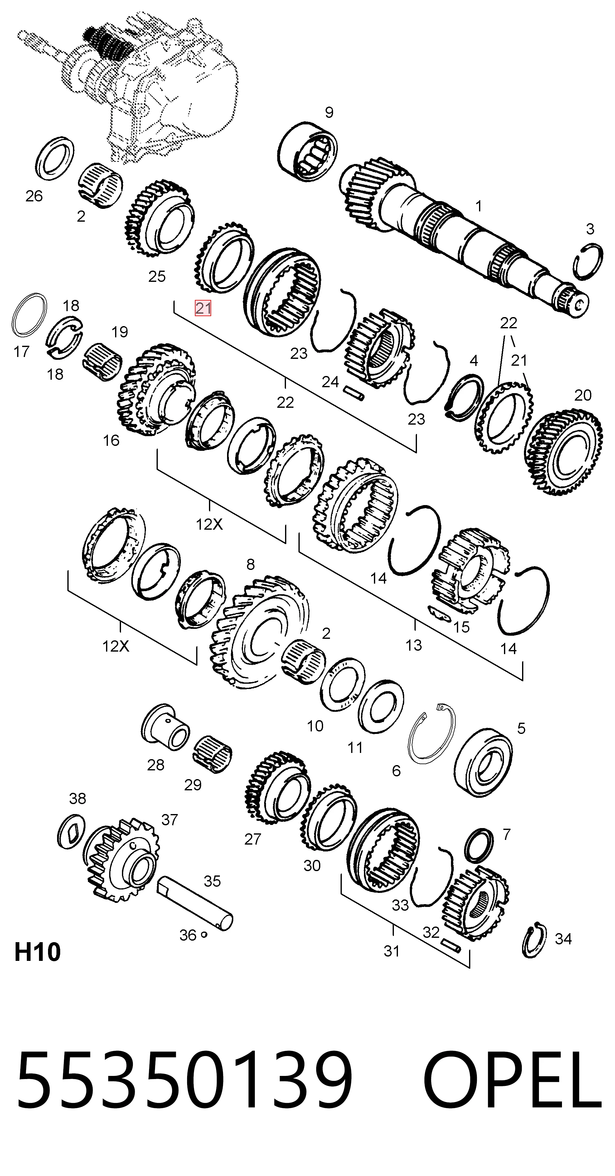 55350139 Opel