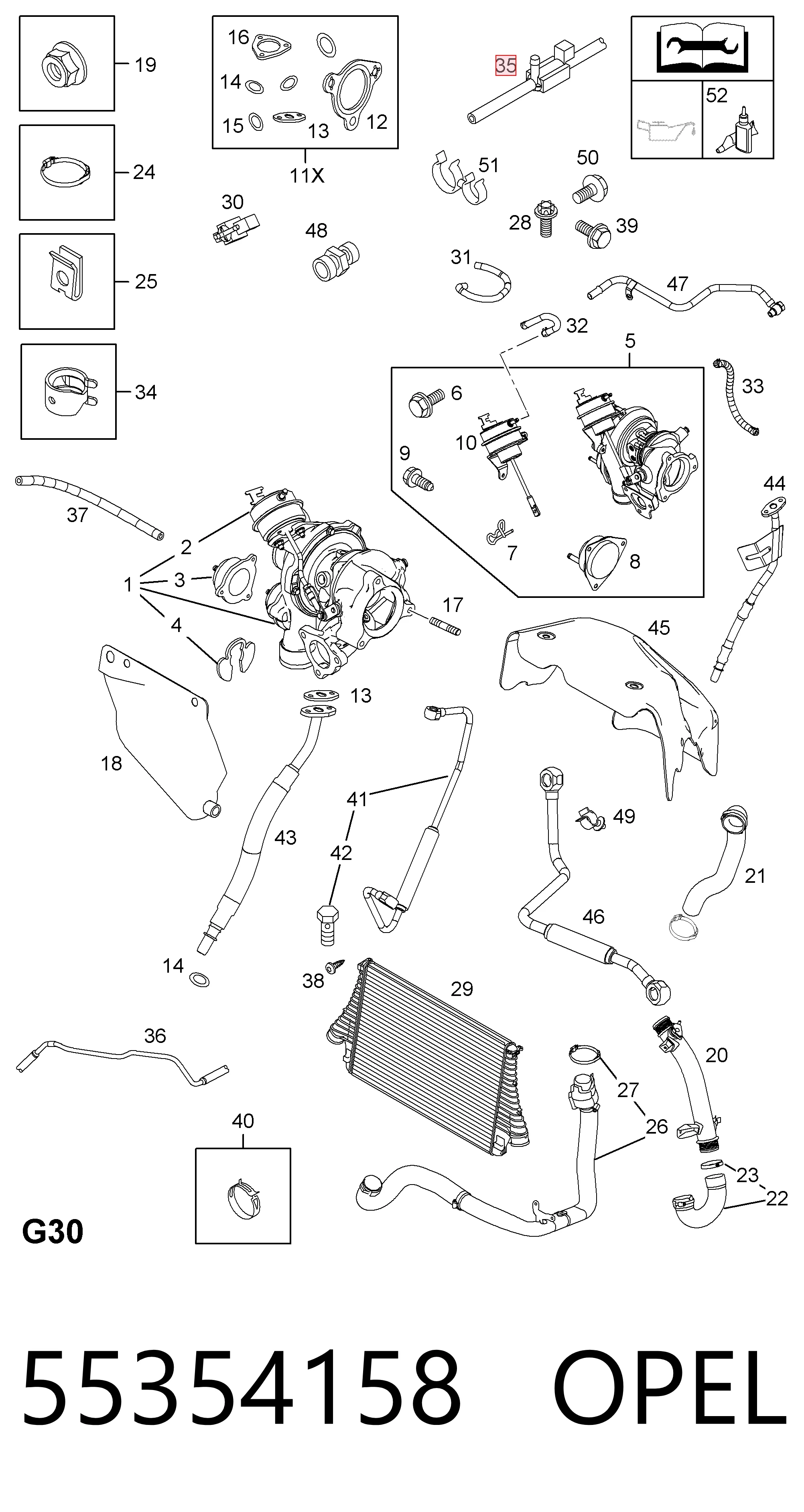 55354158 Peugeot/Citroen Клапан электропневматический