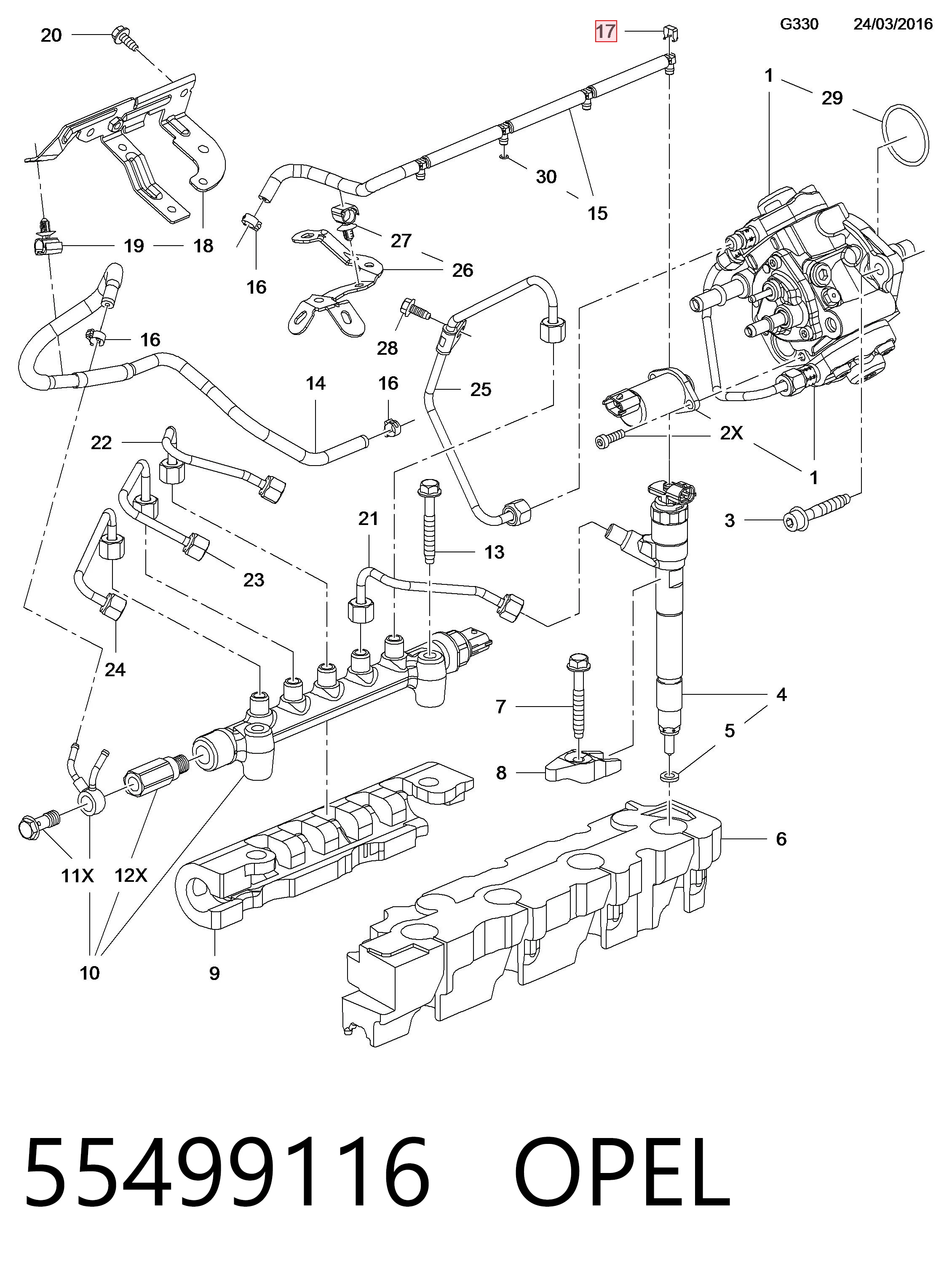  General Motors 55578614 цена, от 0.48 USD