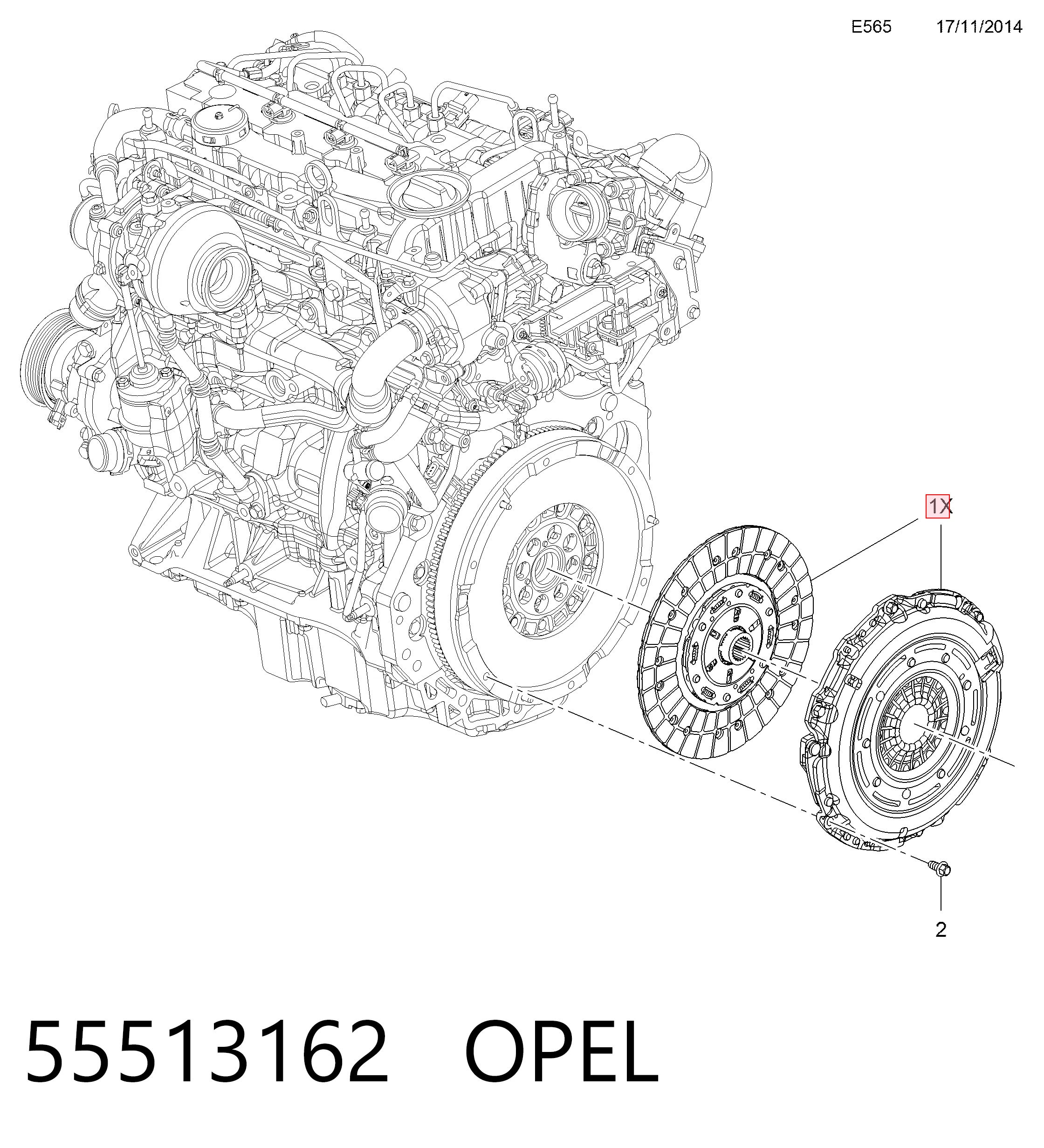Сцепление JT1733 Rymec