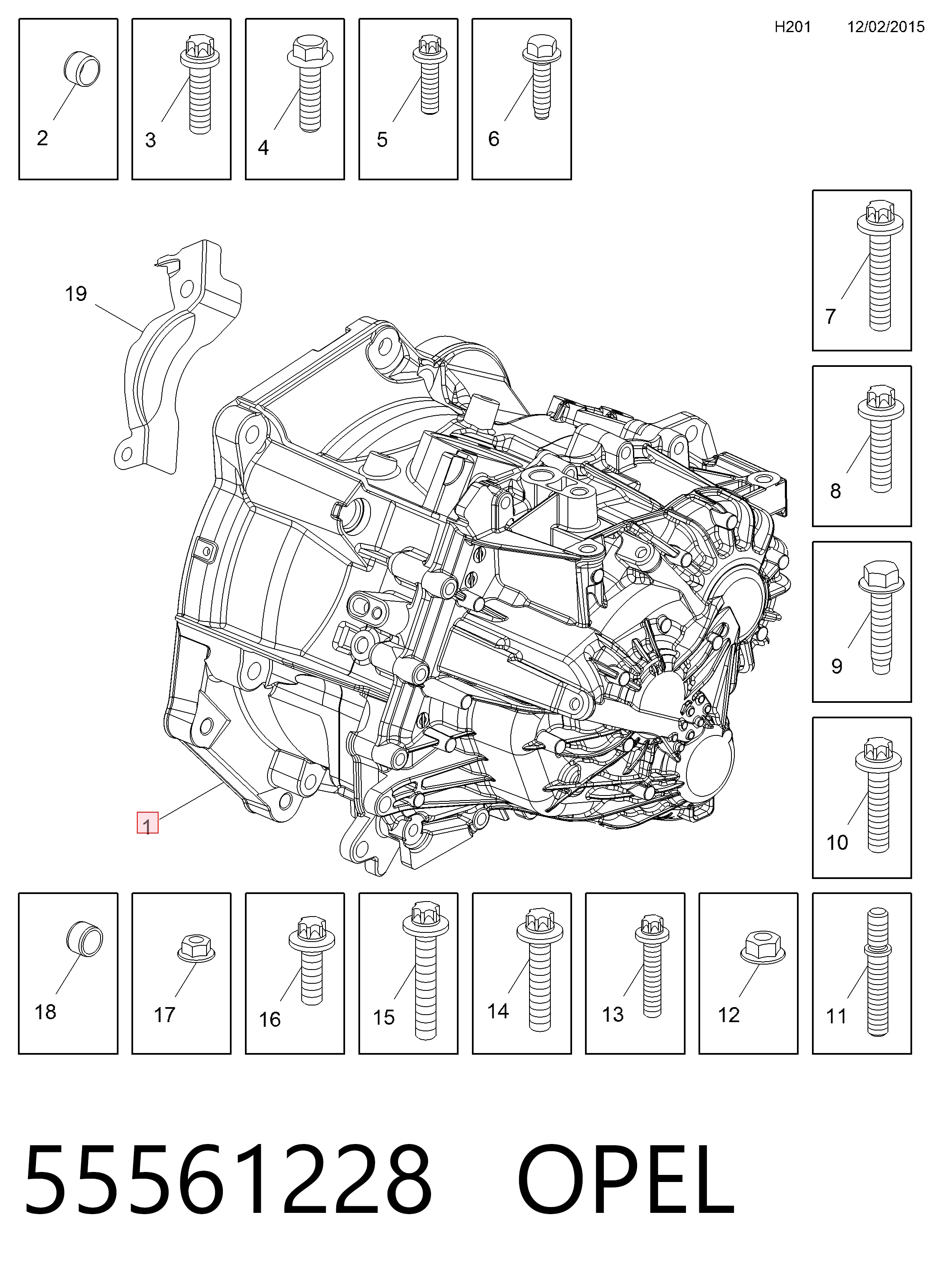 КПП в сборе на Opel Astra H L35