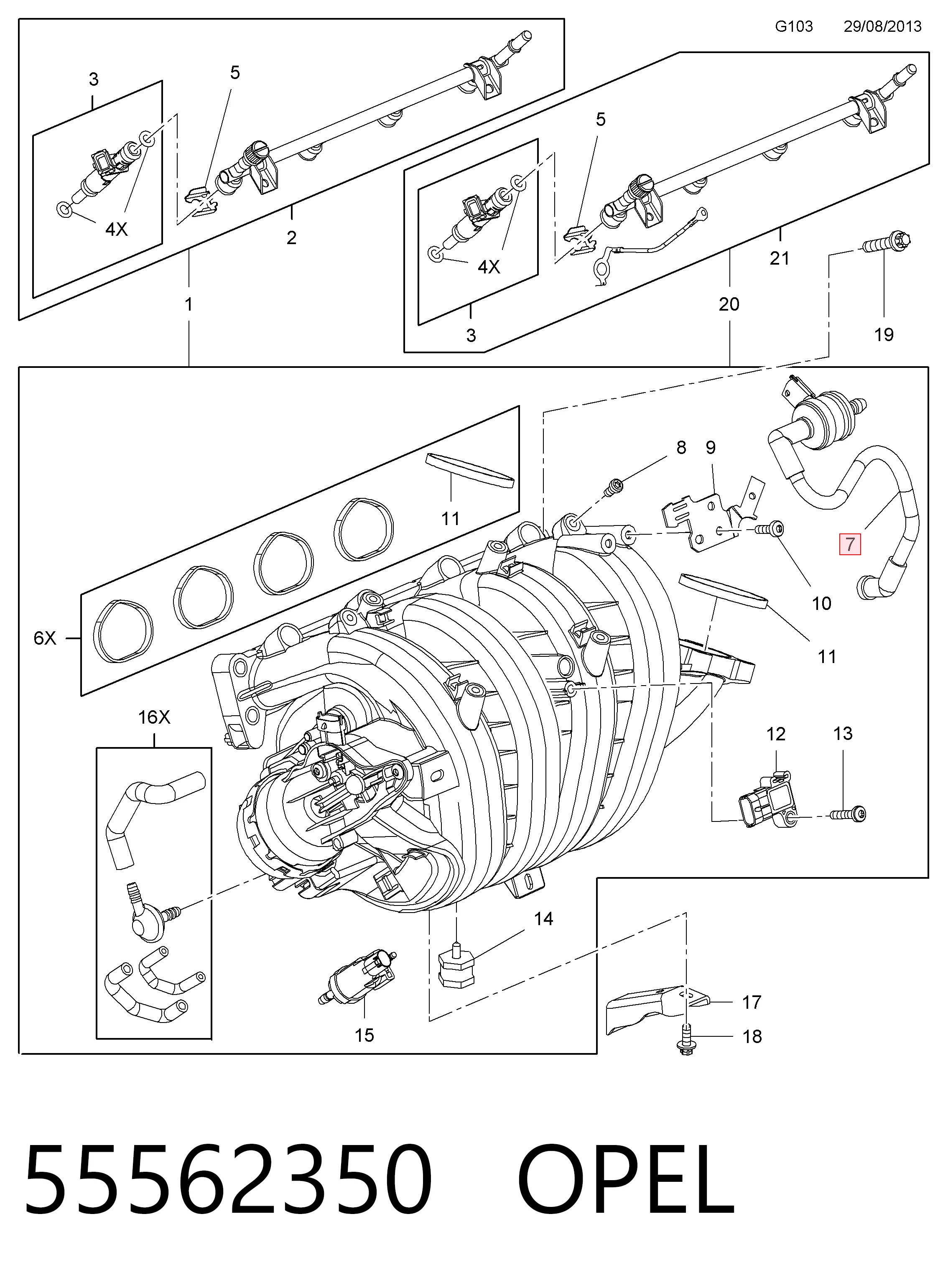 Купить 55562350 Fiat/Alfa/Lancia 