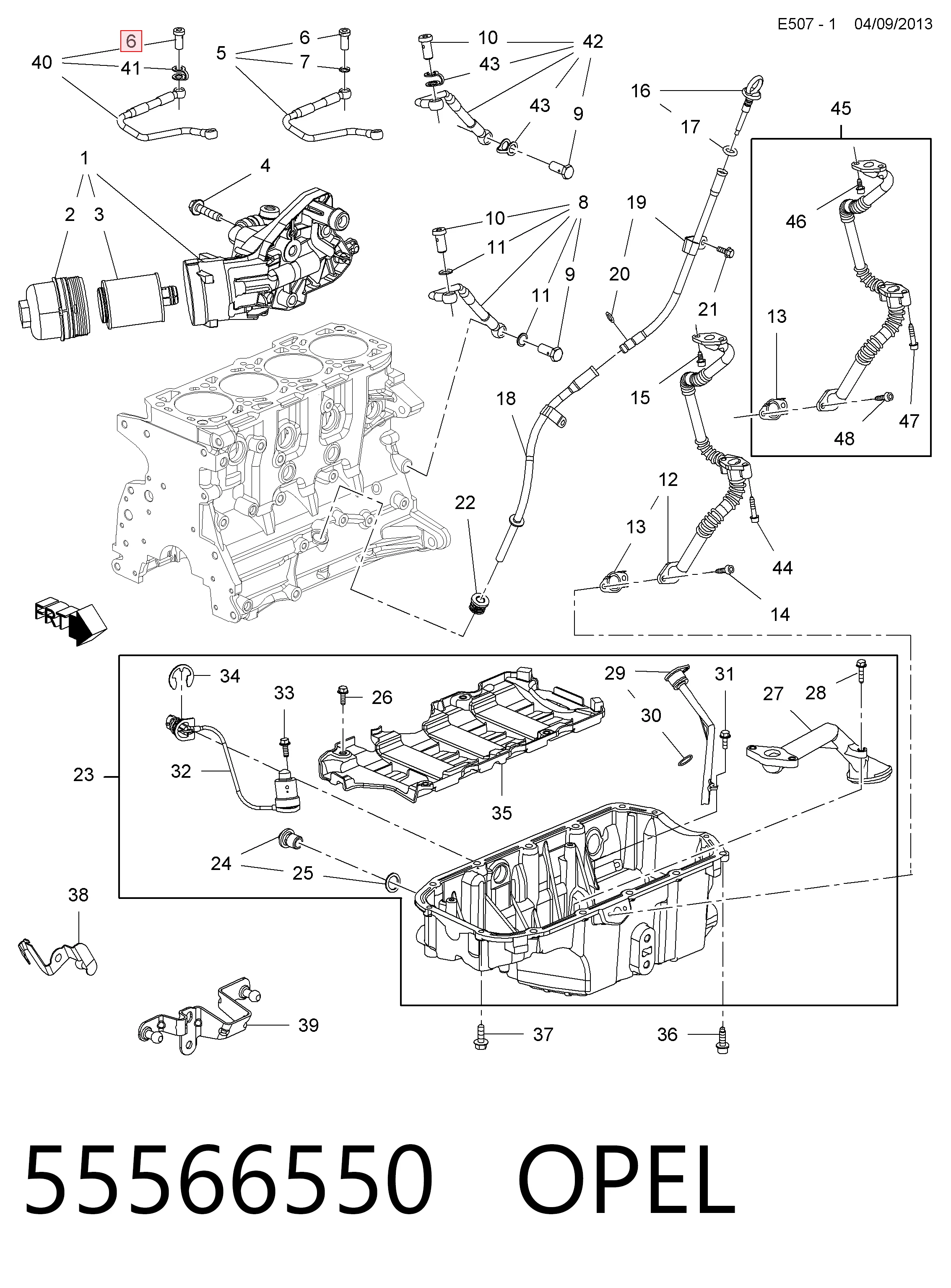 Болт трубки турбины подачи масла General Motors 55566550 цена, от 2.99 USD