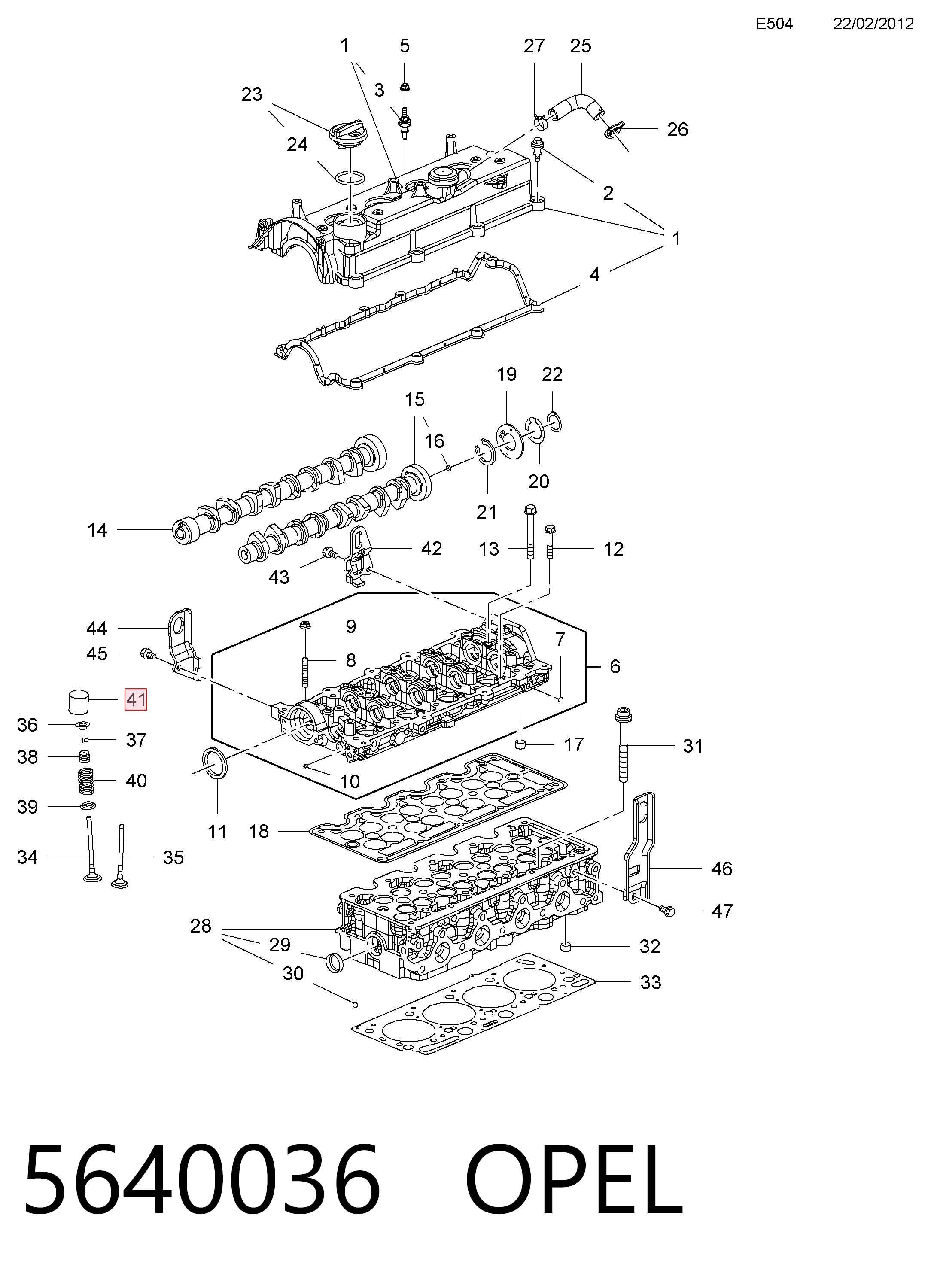 5640036 Opel