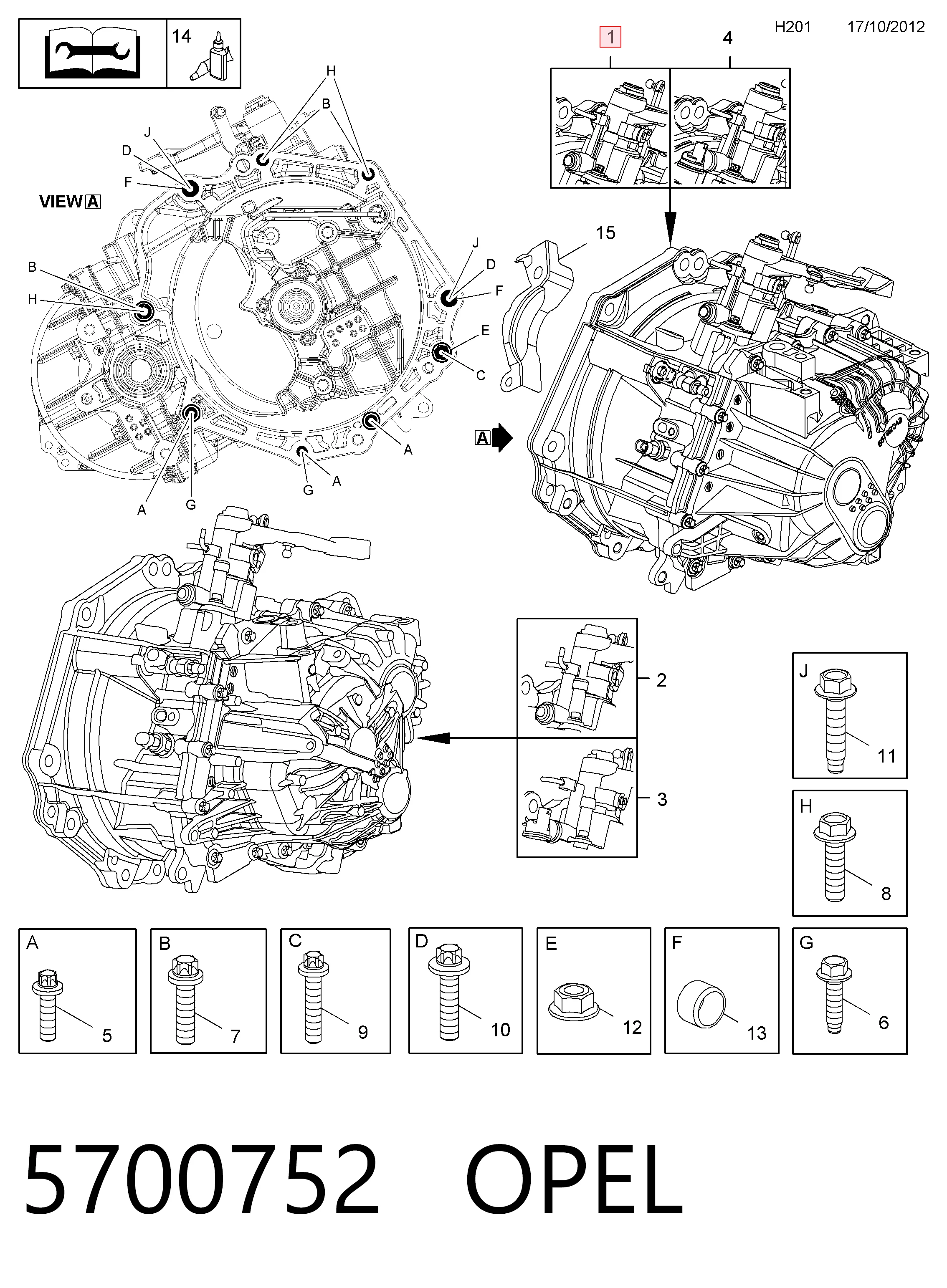 Коробка передач General Motors 55582216