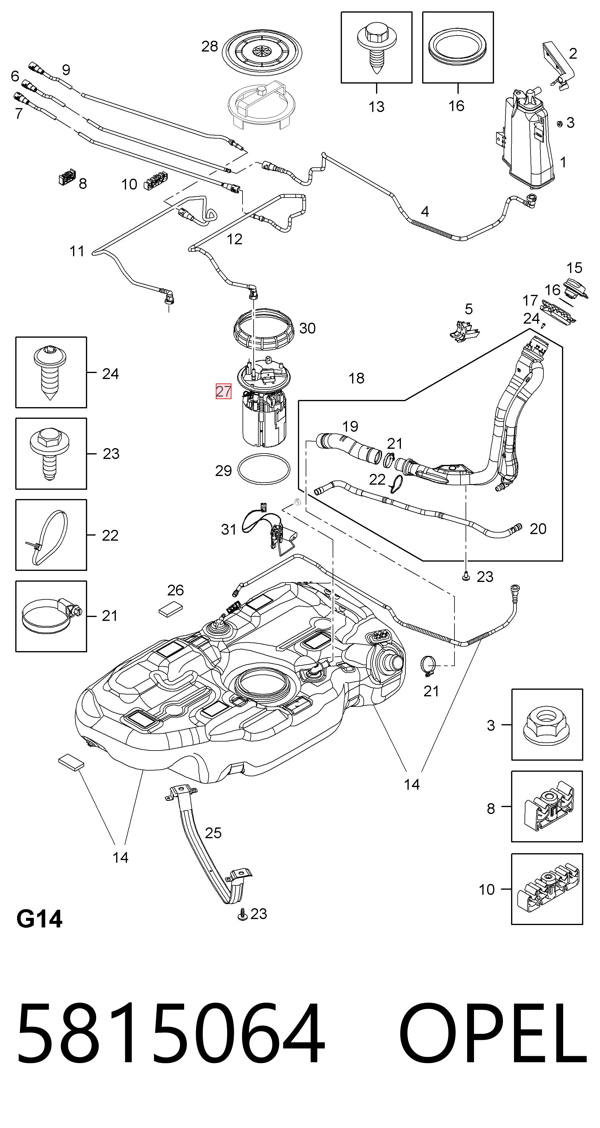 Купить 580314221 Bosch Модуль топливного насоса