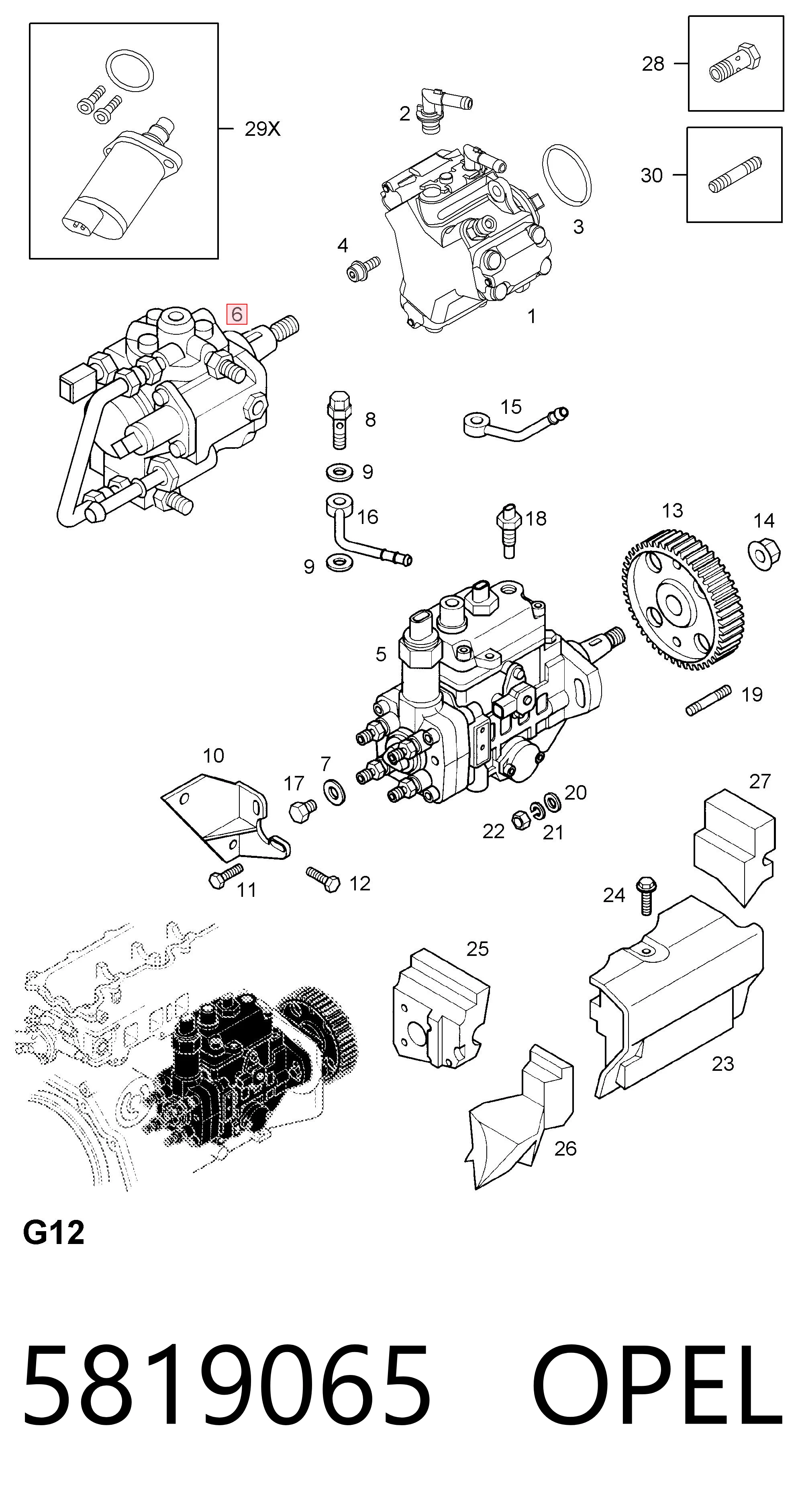 ТНВД 97313862 General Motors