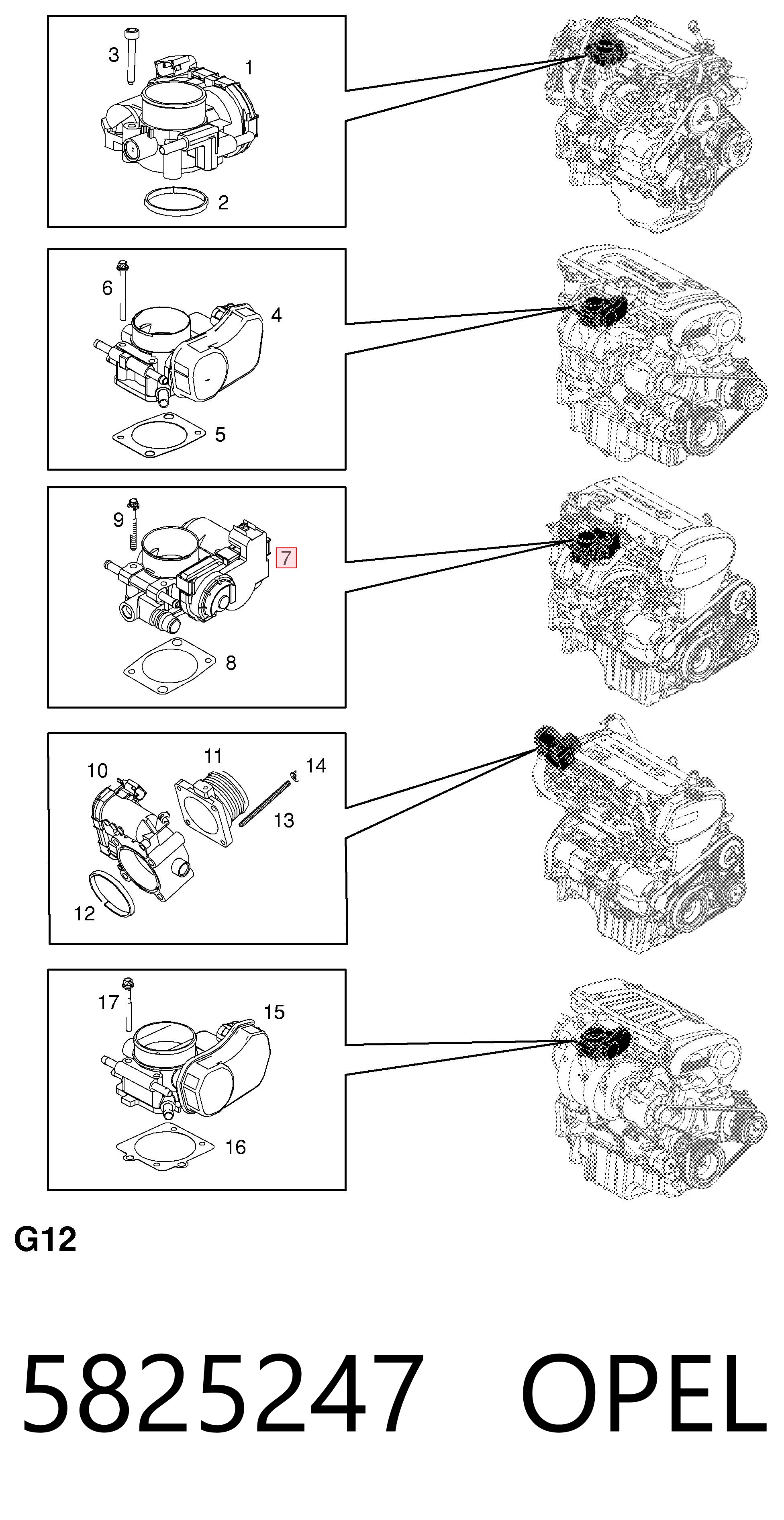 Купить 93187697 General Motors Блок дроссельной заслонки