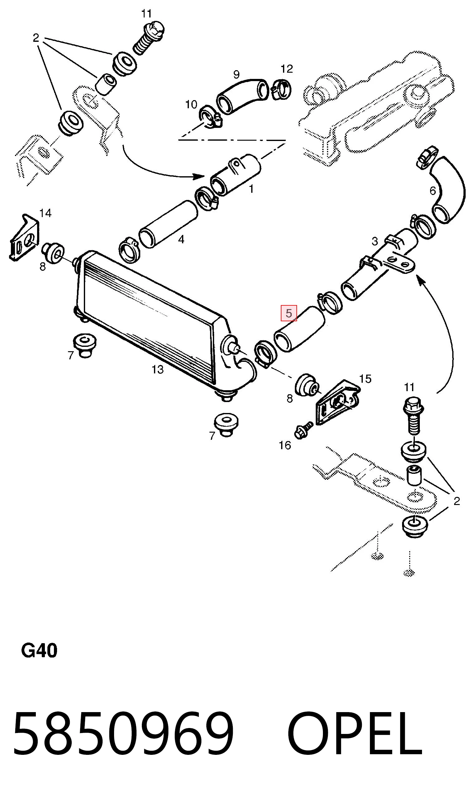 5850969 Opel 
