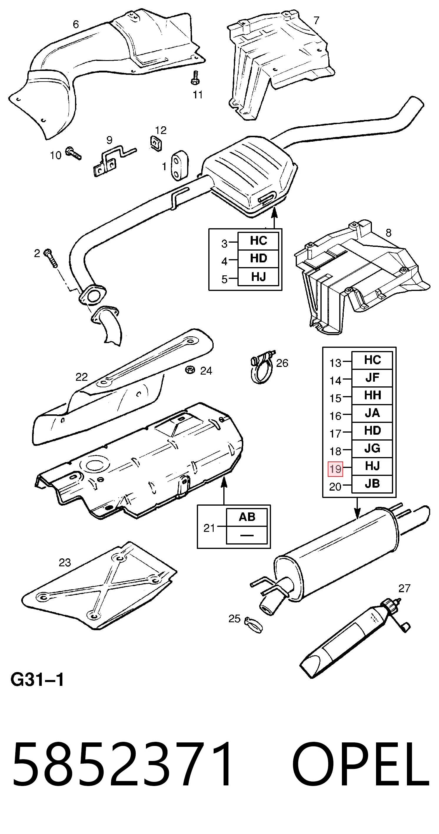 Выхлоп задний Polmostrow FP5040G32 цена, от 49.78 USD