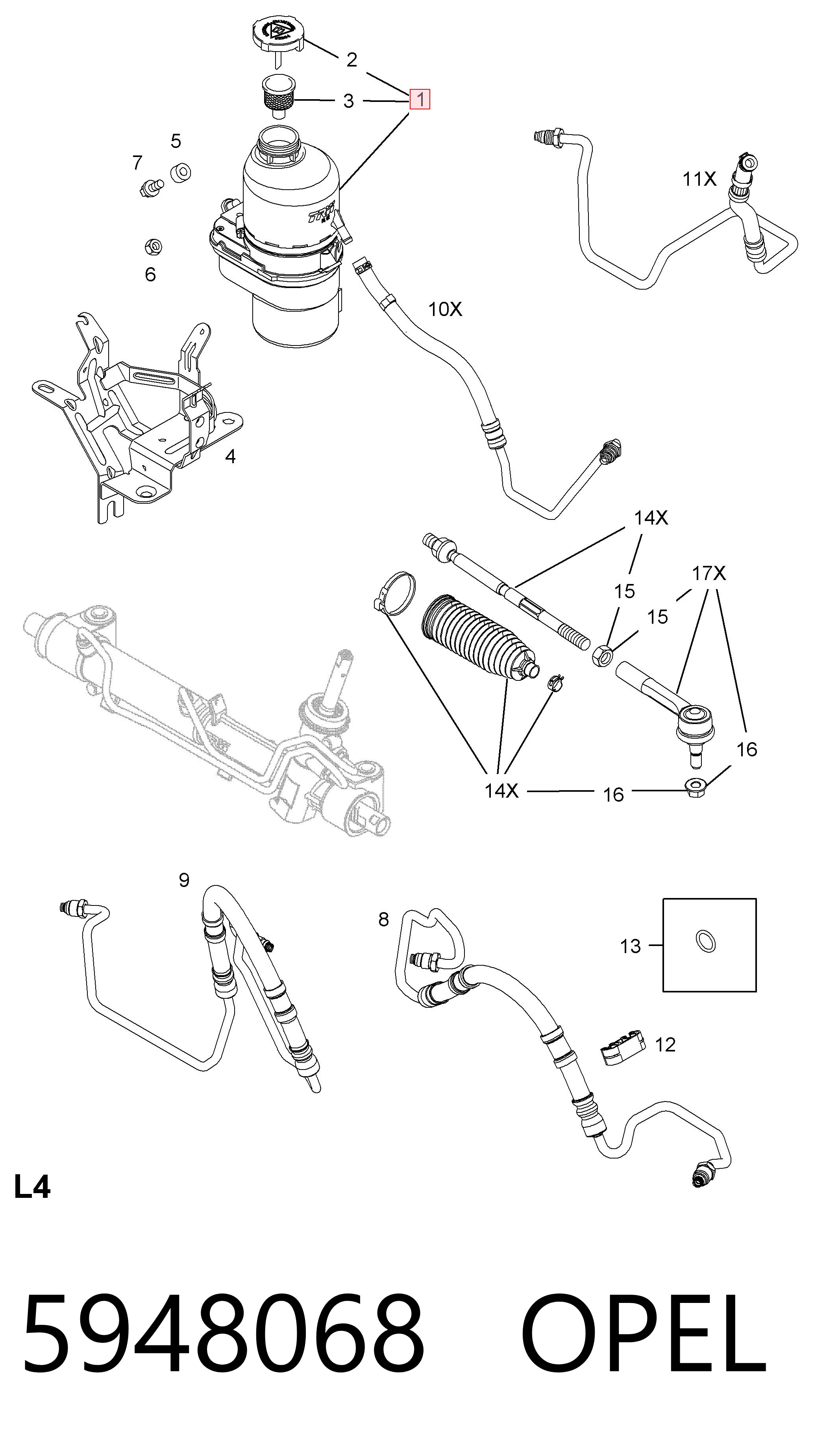 Насос гидроусилителя руля Motorherz G3011