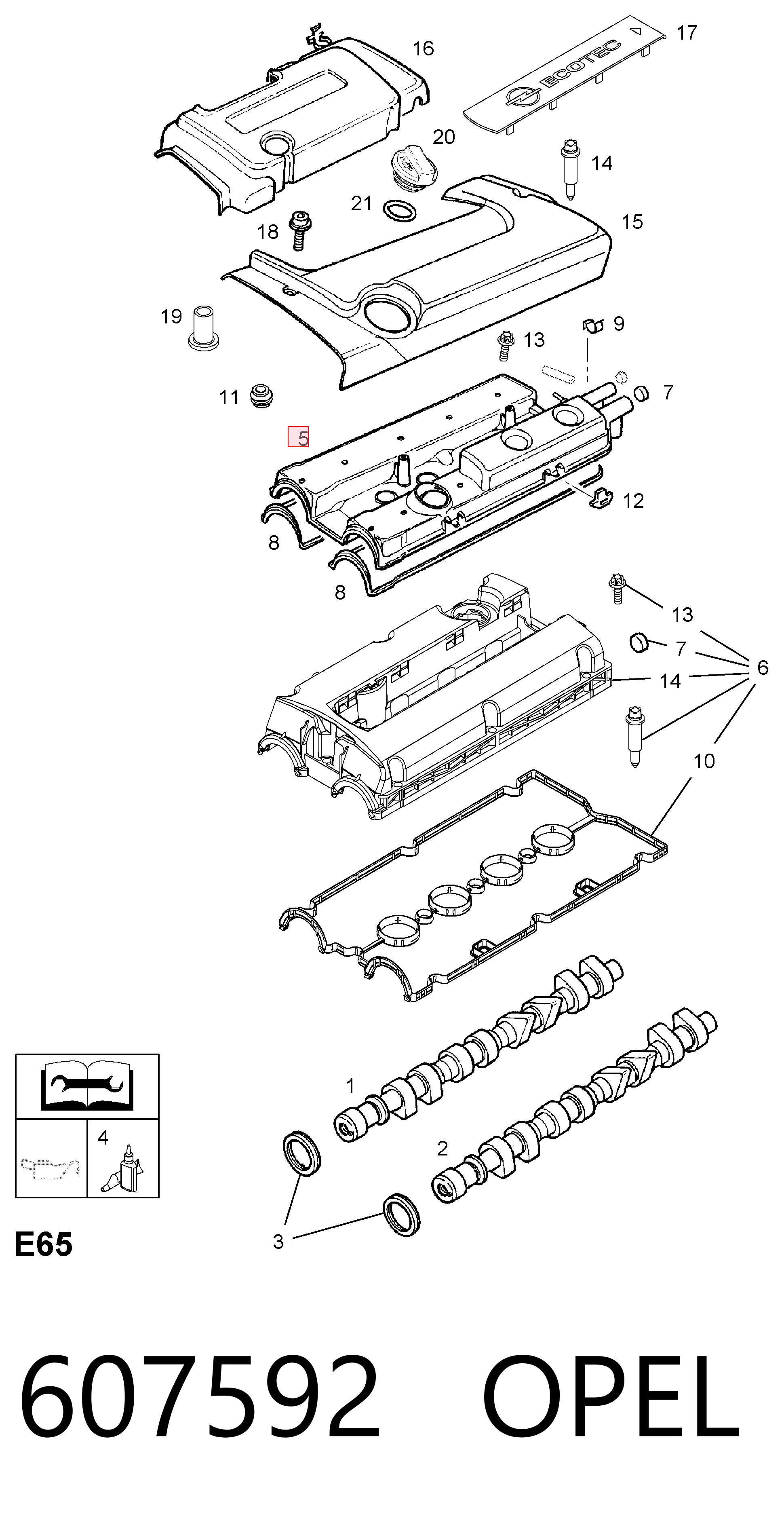 Крышка клапанная Posterparts BB2693 цена, от 177.92 USD