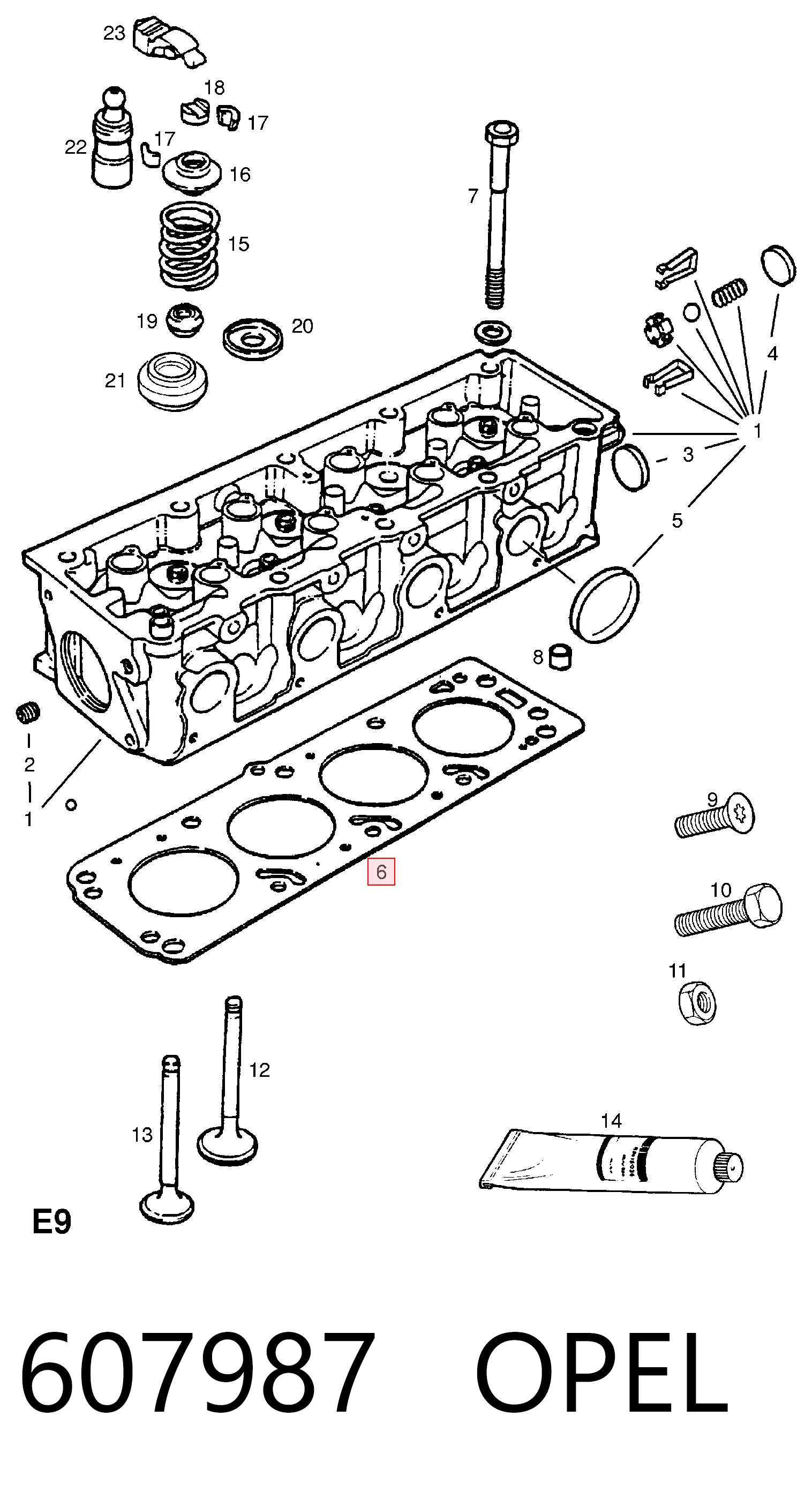 Купить 8920623300 Isuzu Прокладка ГБЦ