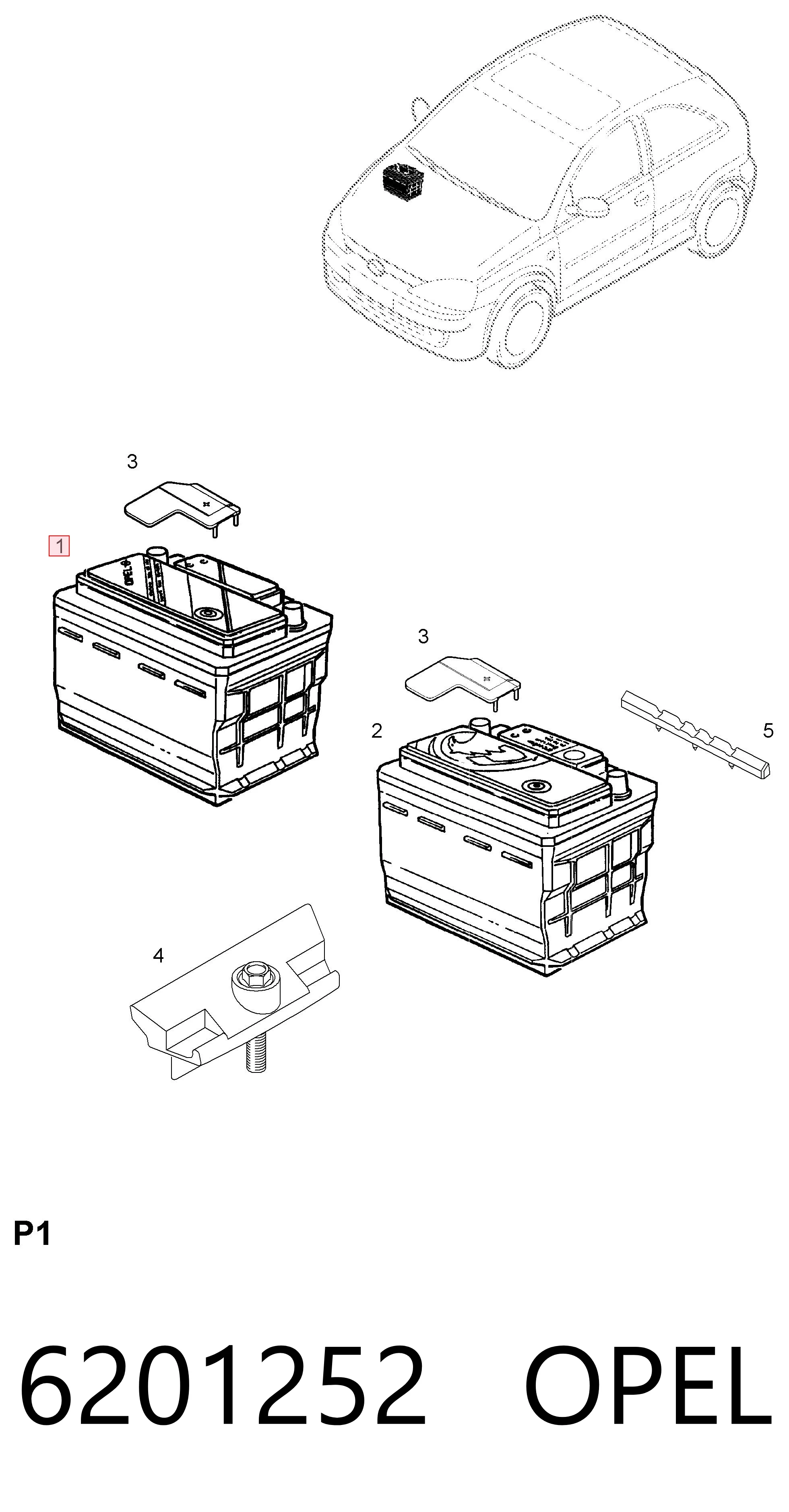Купить 7701376972 Renault (RVI) Батарея аккумуляторная
