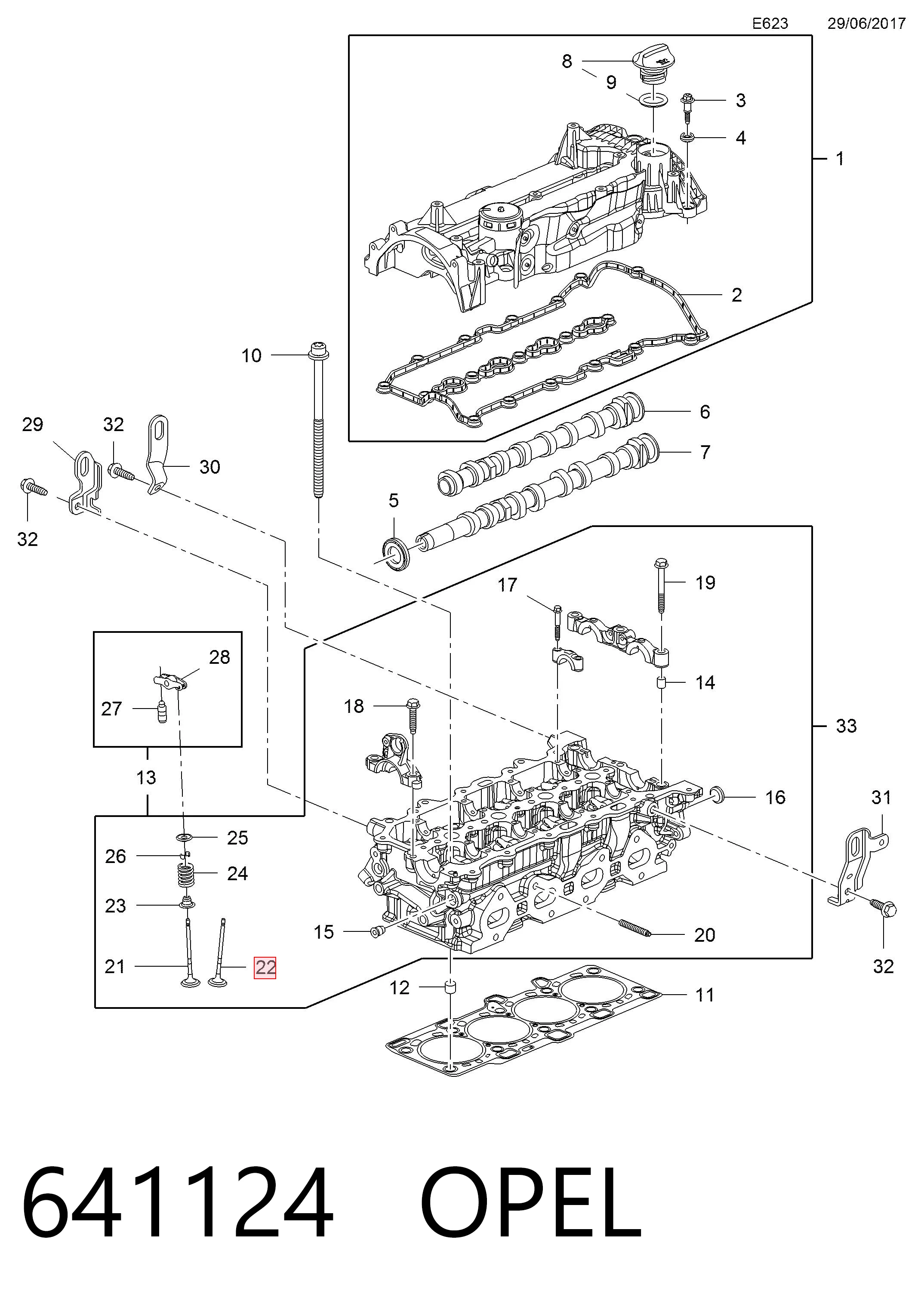 Выпускной клапан двигателя General Motors 55599764 цена, от 7.33 USD