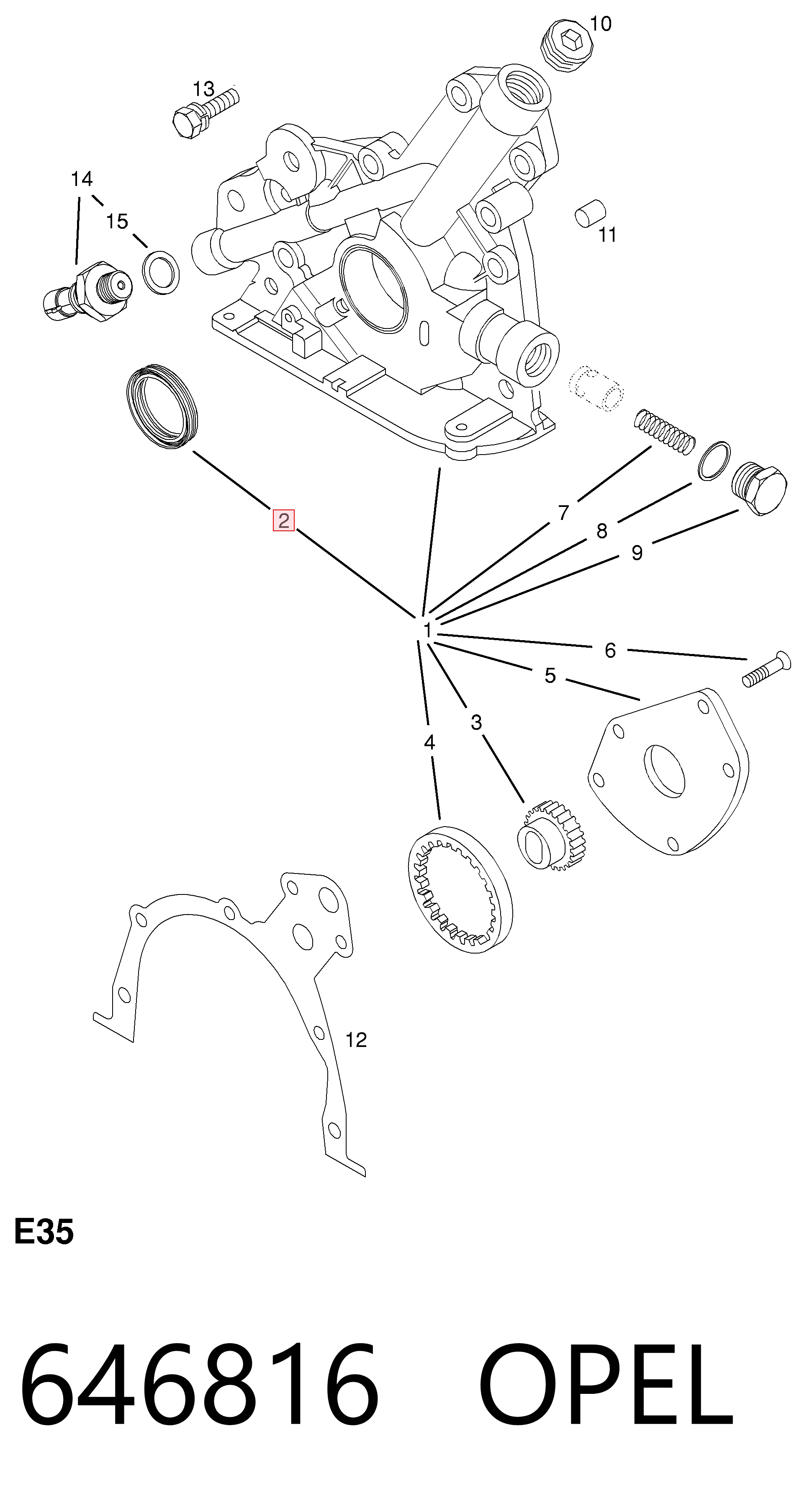 Сальник коленвала OS100325S NIPPON MOTORS