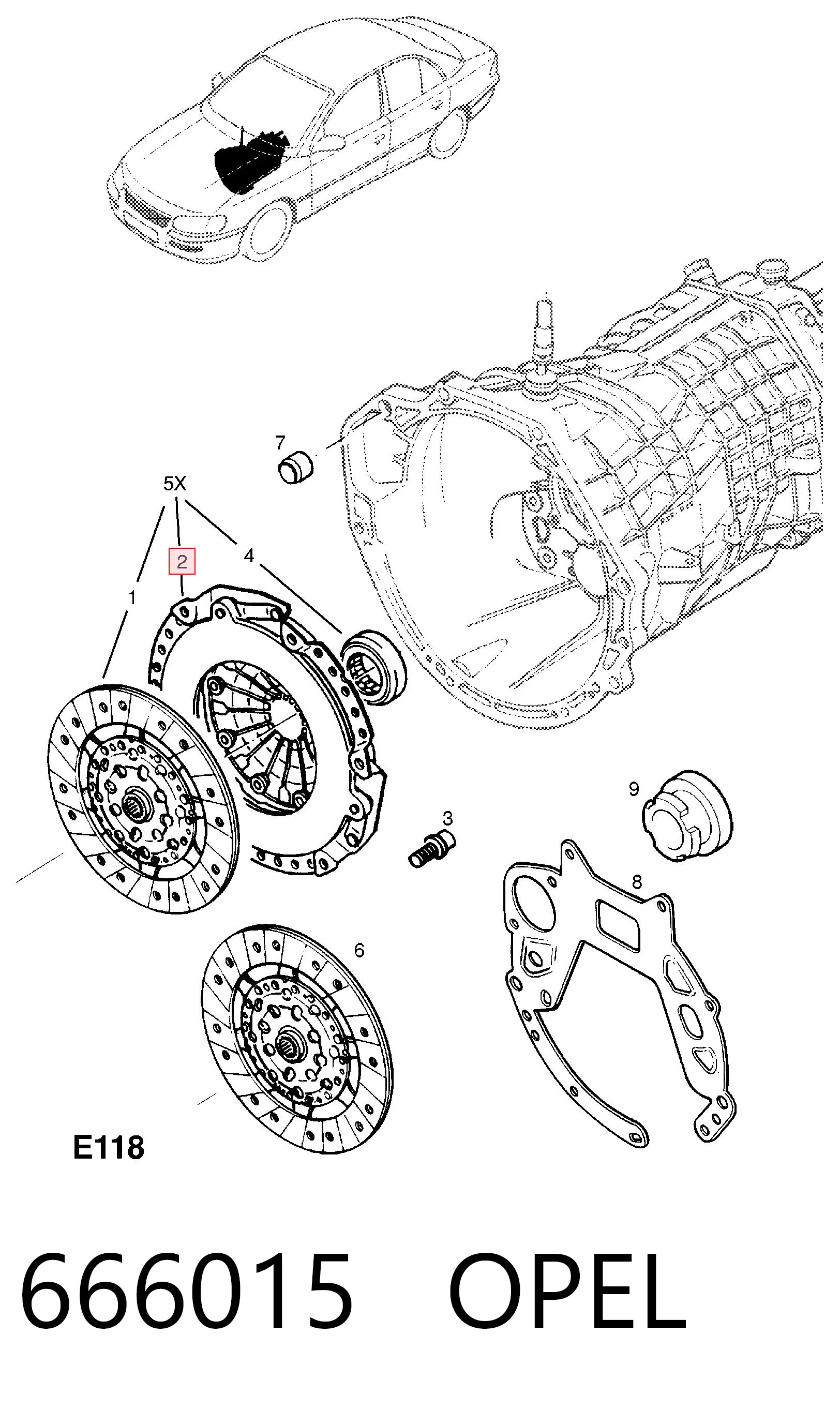 Лепестковая корзина сцепления General Motors 90487294 цена, от 55.05 USD