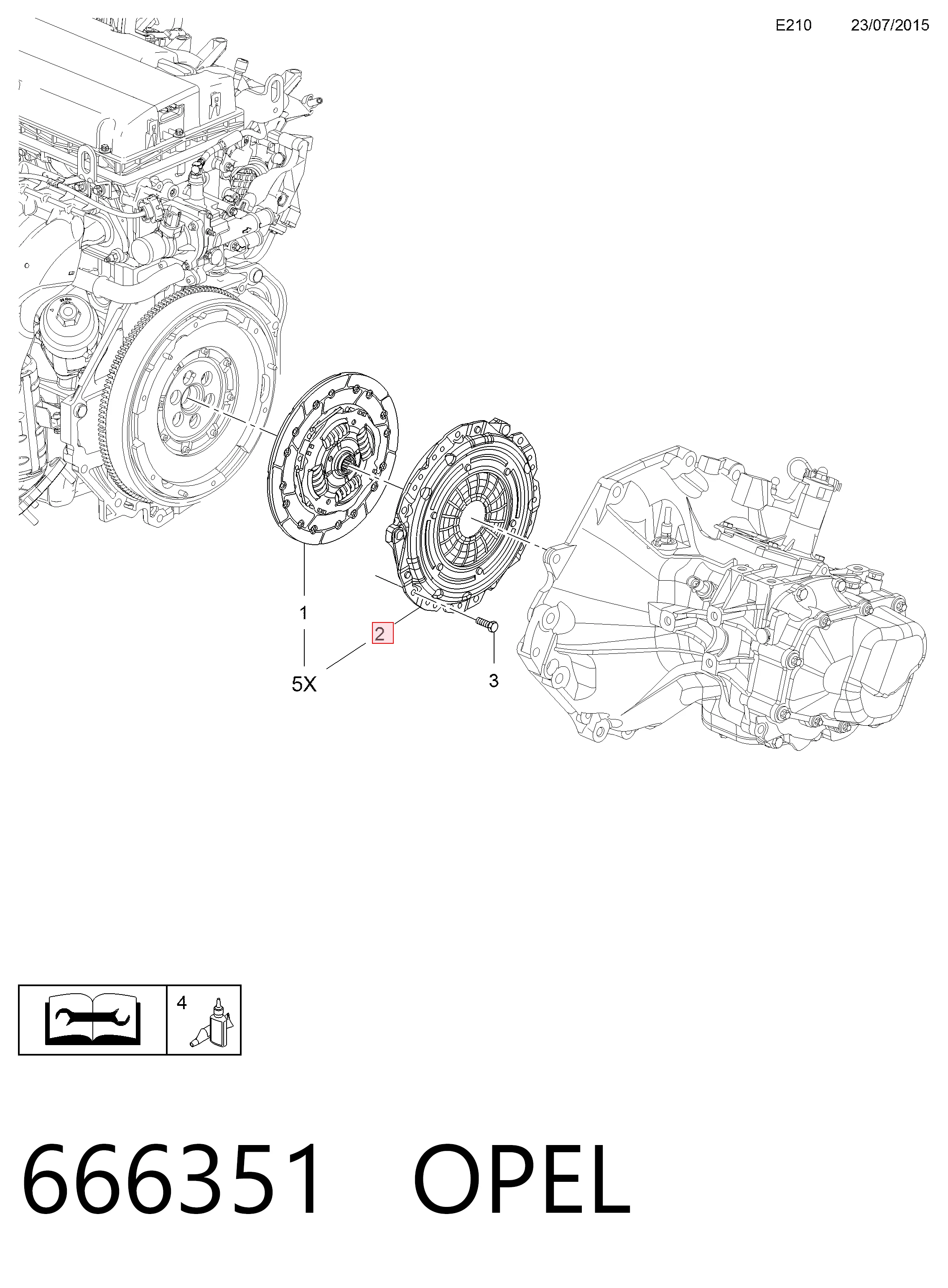 Купить 55489045 Peugeot/Citroen Корзина сцепления