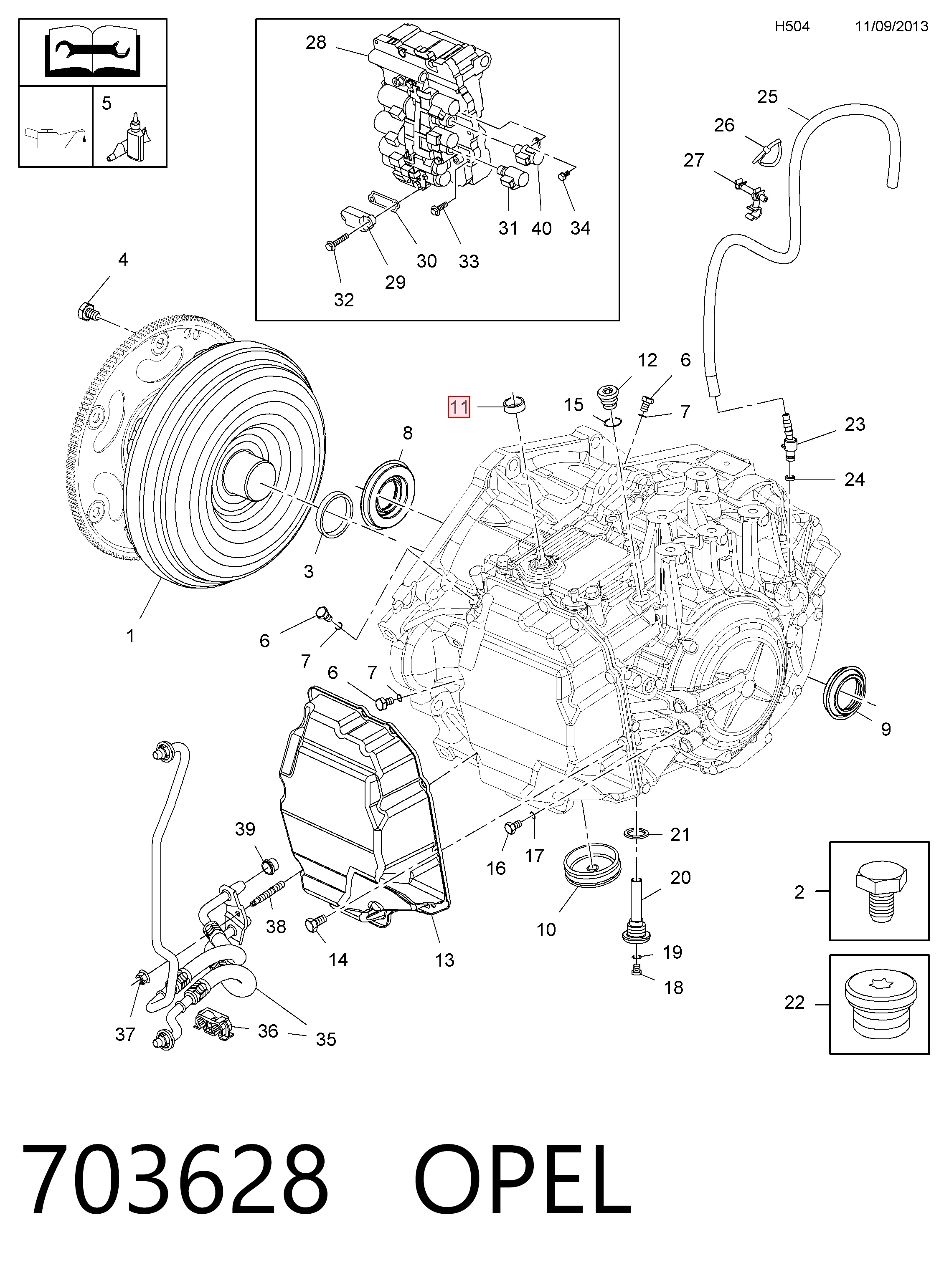 Сальник штока переключения коробки передач 4707 SKF