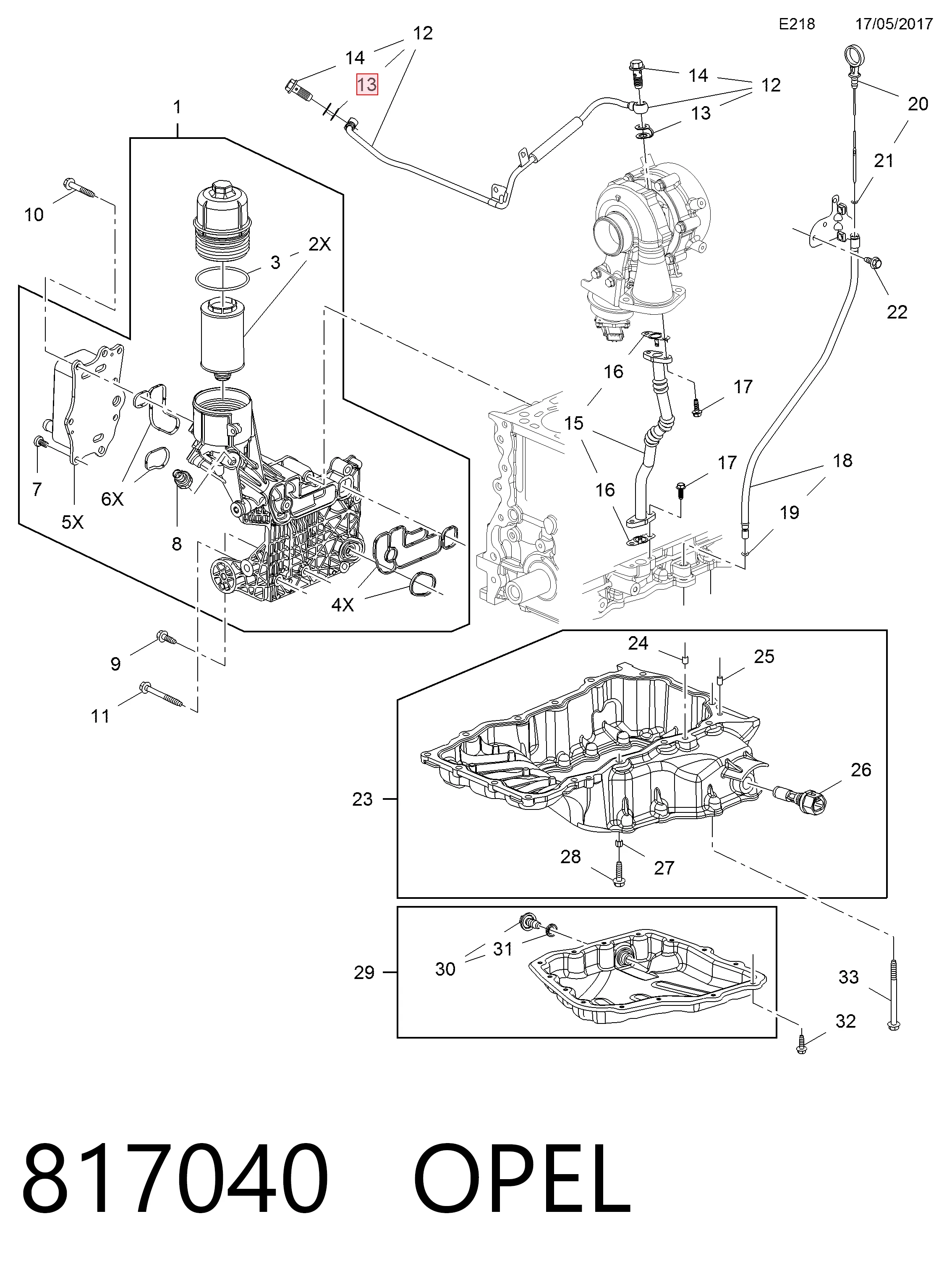 Прокладка шланга отвода масла от турбины General Motors 817040 цена, от 4.36 USD