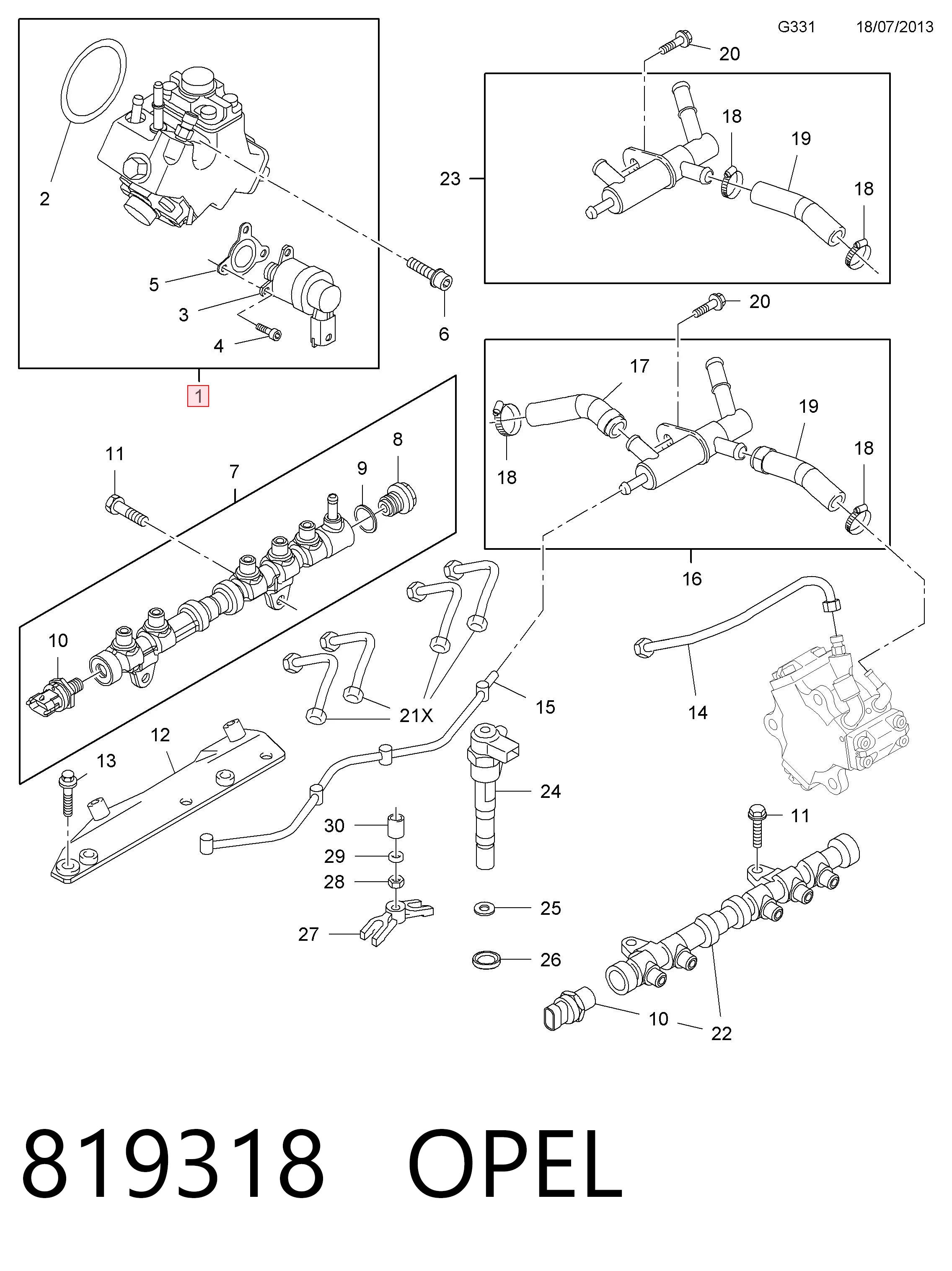 2348761 Ford Насос топливный высокого давления (ТНВД)