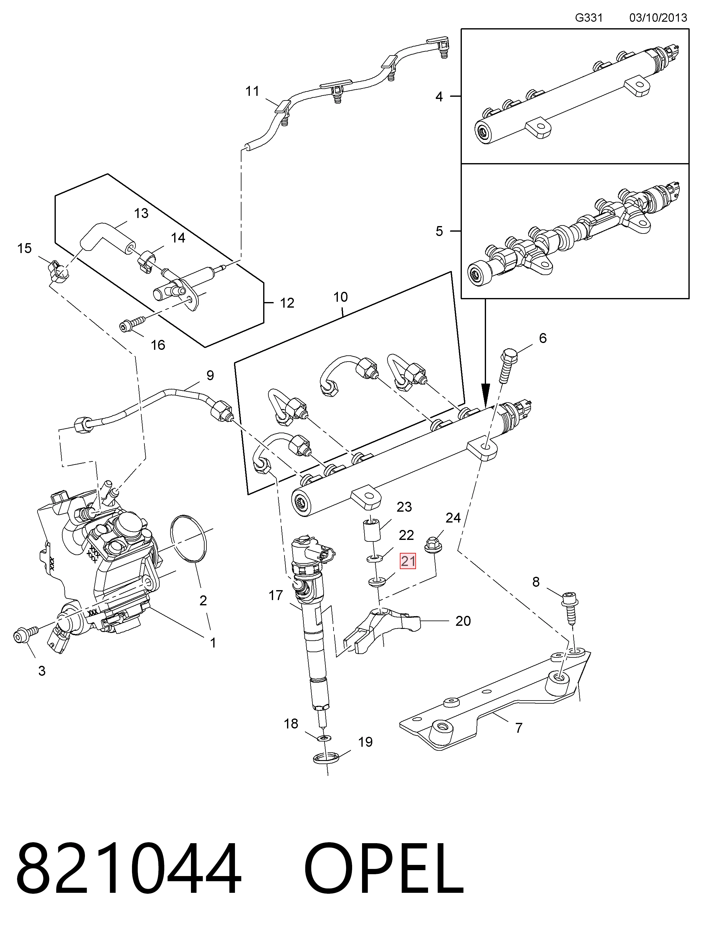  Opel 55189554