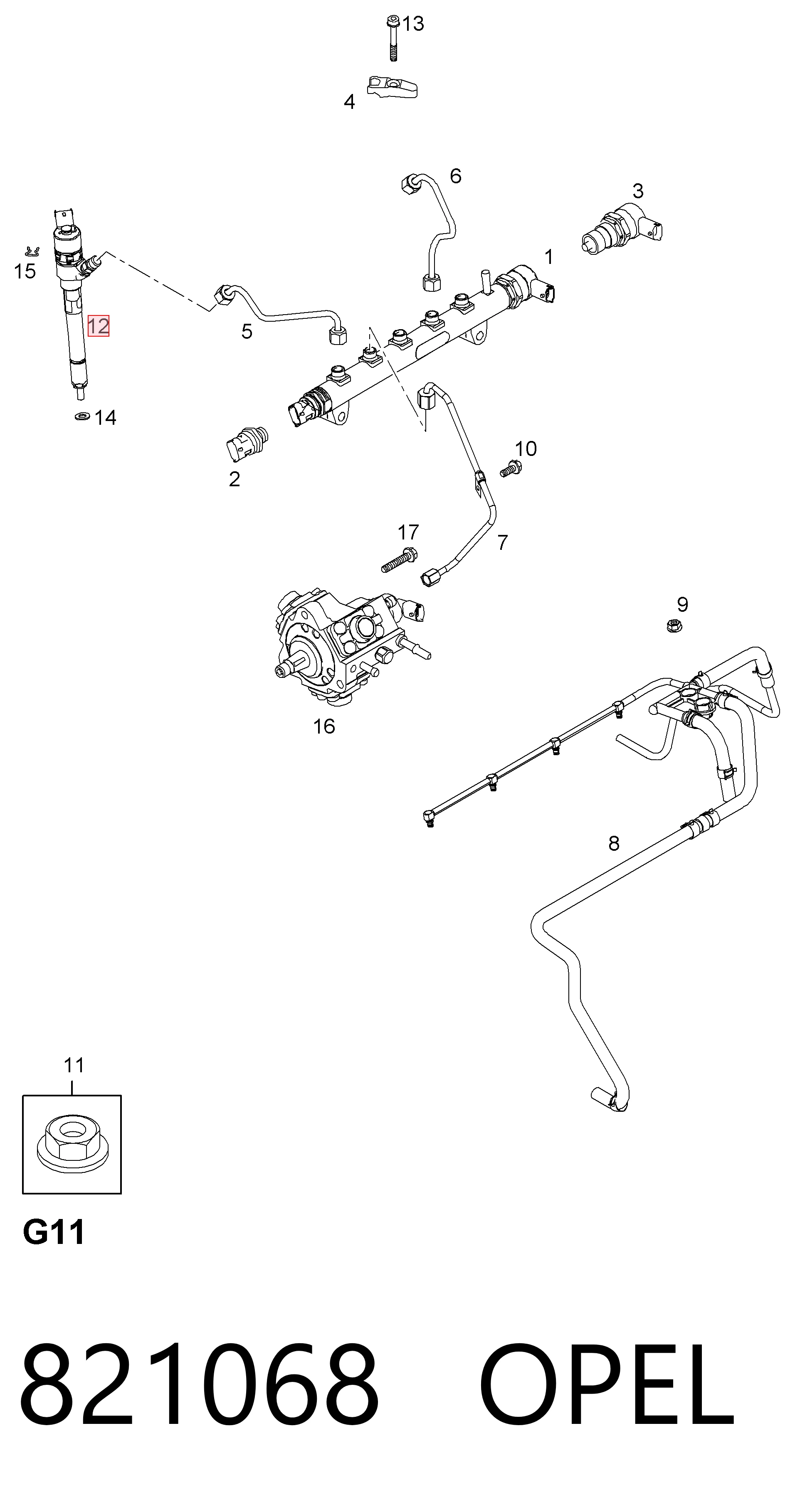 Топливные форсунки на Chevrolet Lacetti  J200