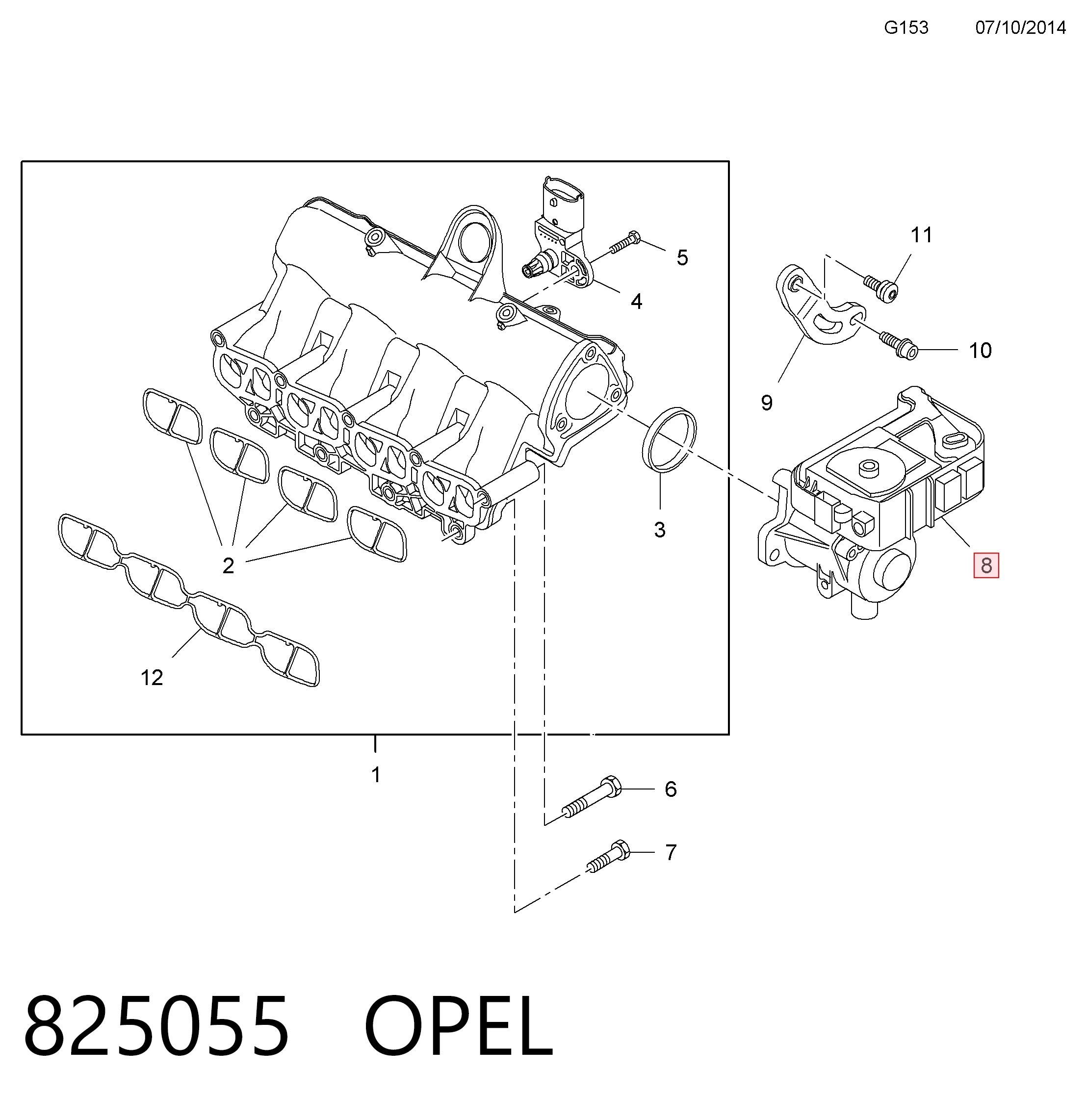 Дроссельная заслонка на Fiat 500  312