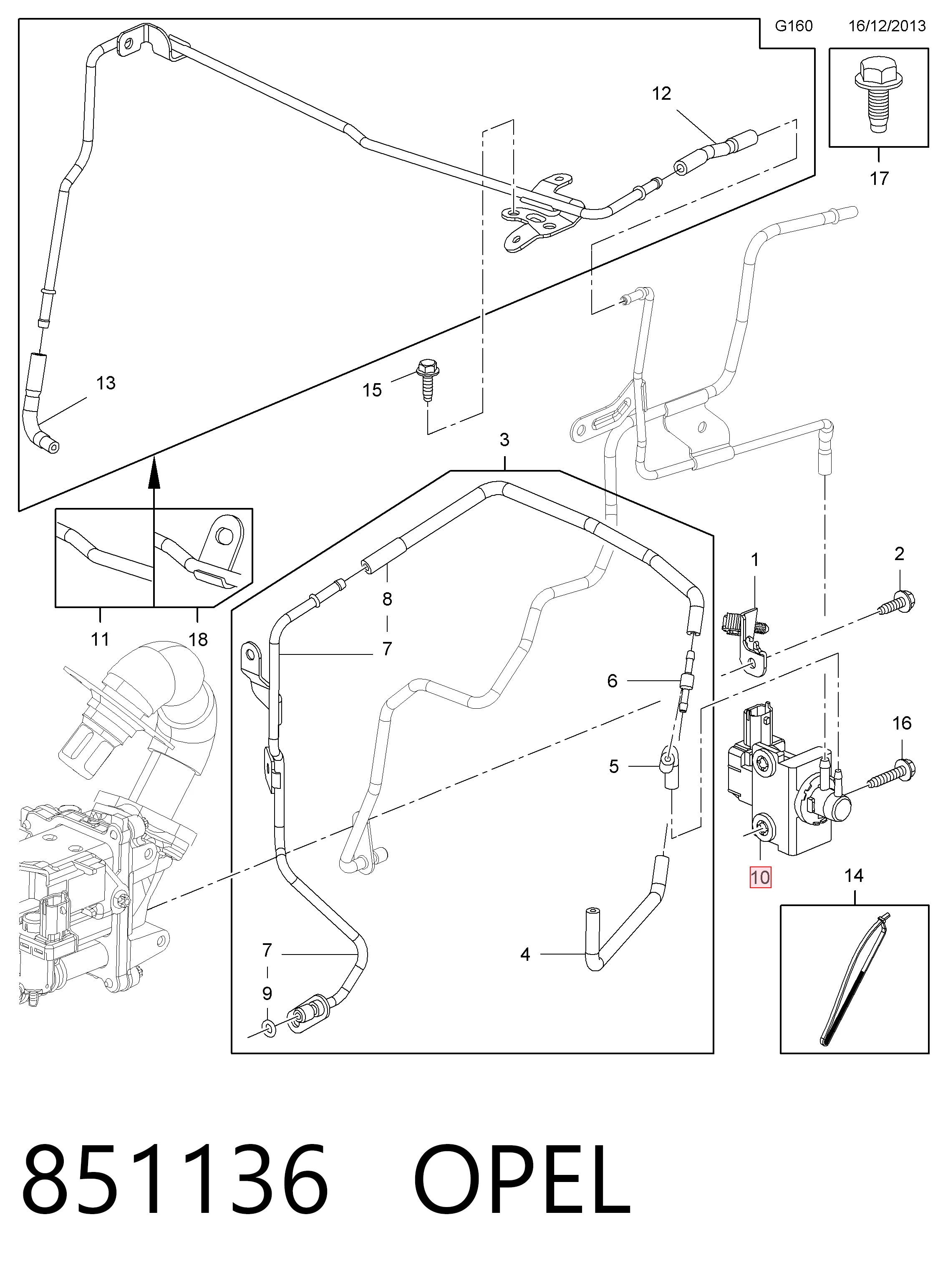 Преобразователь давления наддува Peugeot/Citroen 55576356