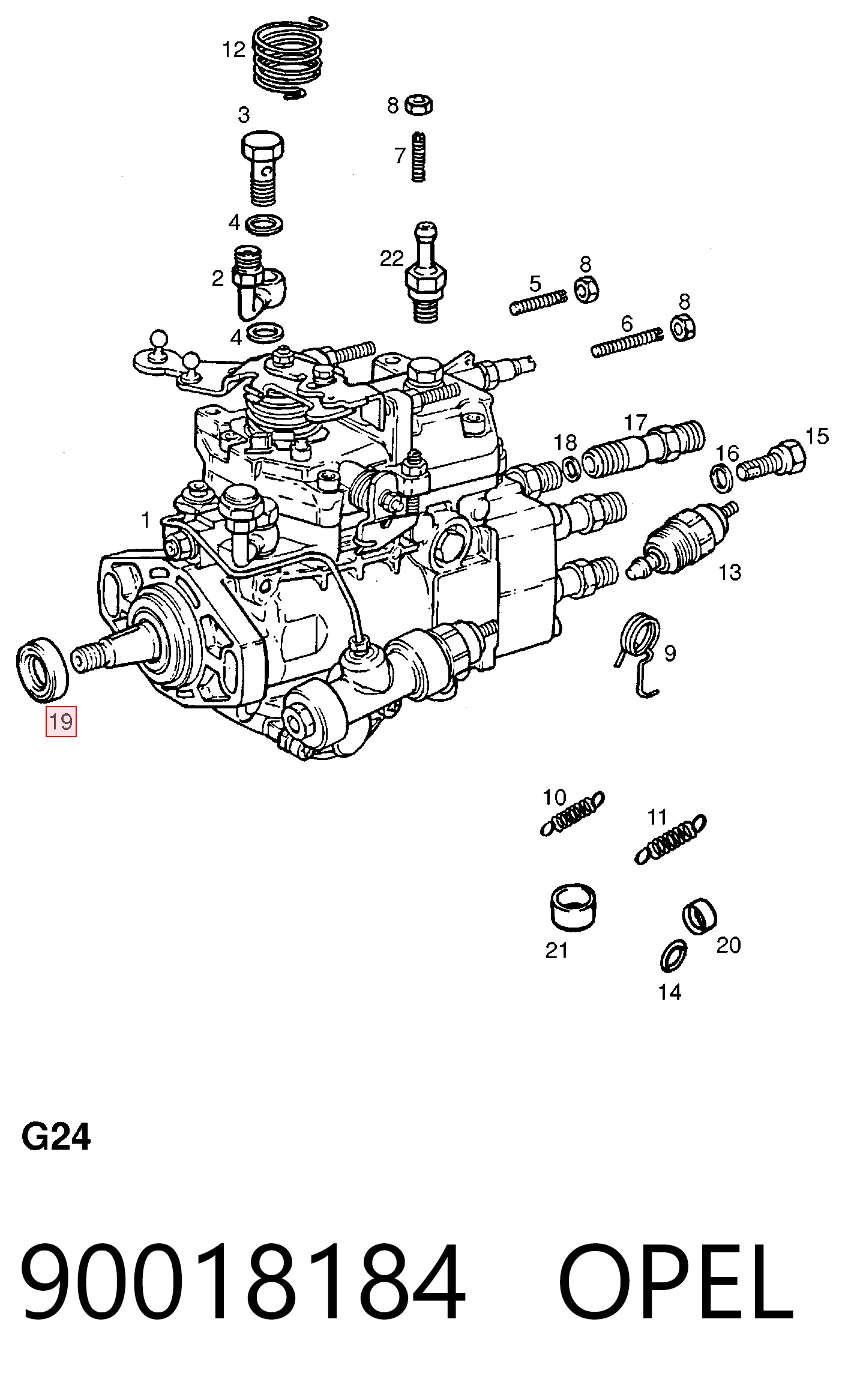 1460283301 Bosch Сальник ТНВД