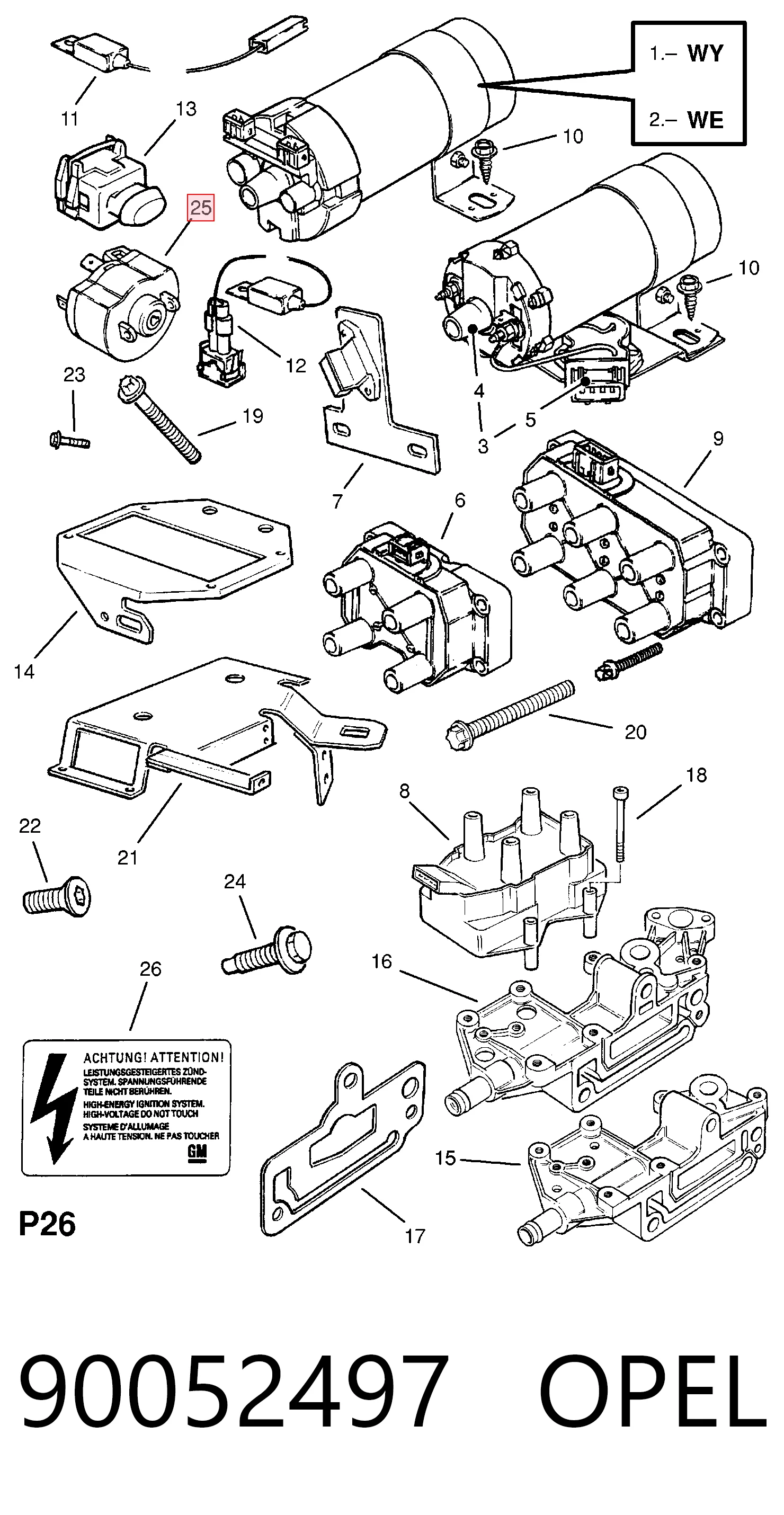 Замок зажигания, контактная группа General Motors 914850 цена, от 4.50 USD