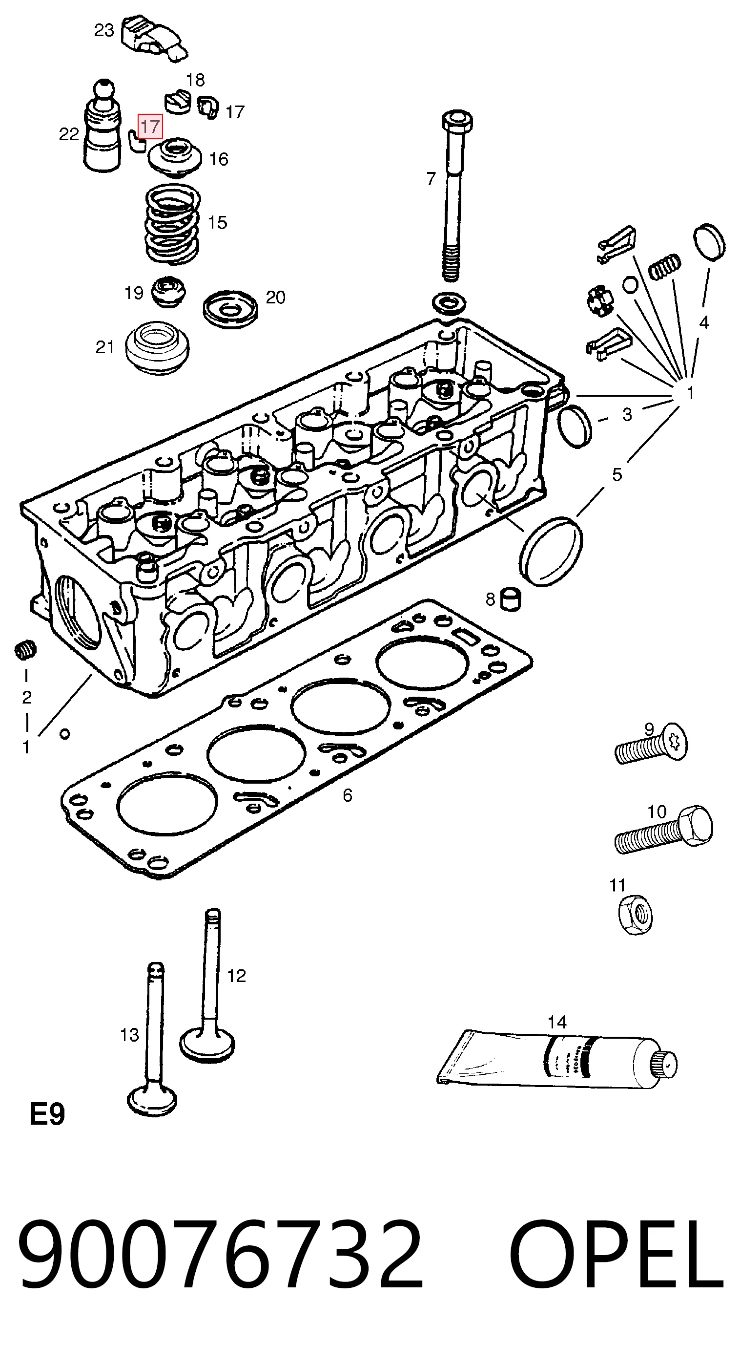 Сухарь клапана Renault (RVI) 7700725145 цена, от 0.90 USD