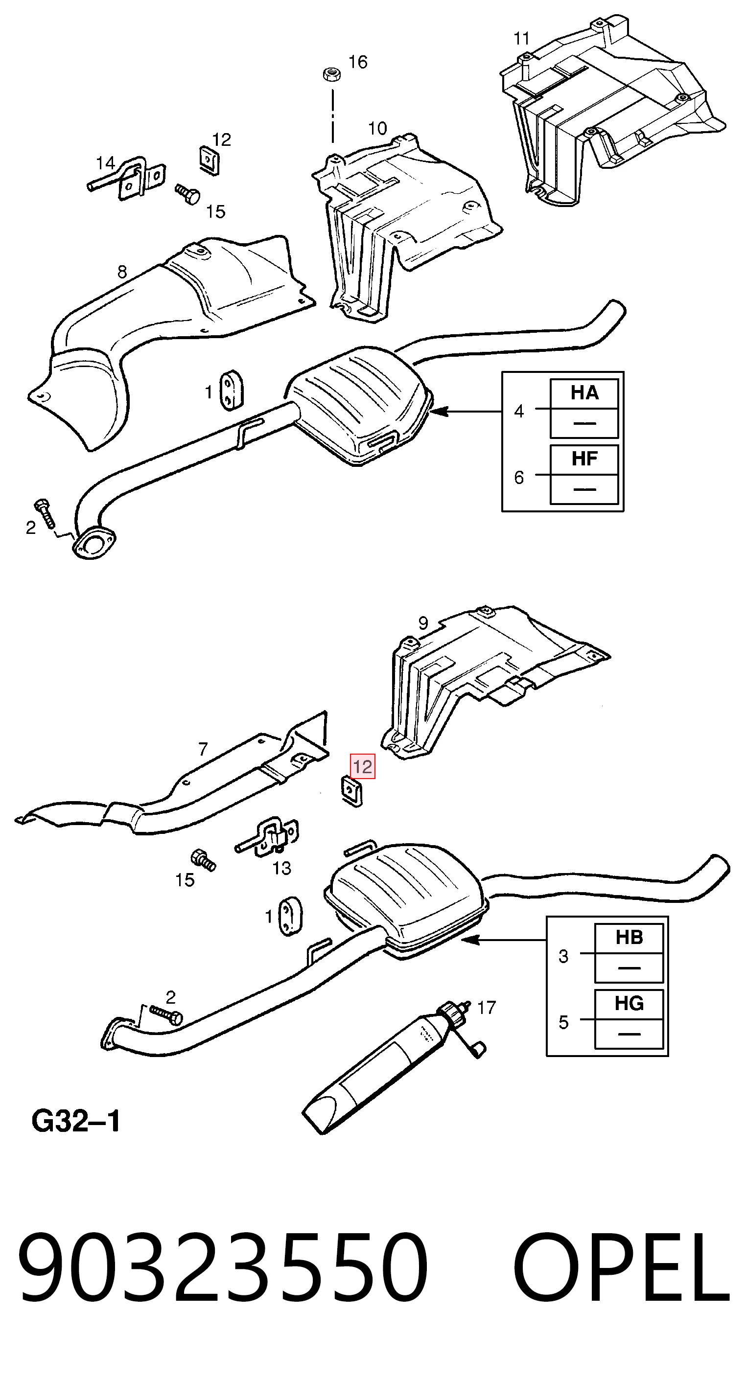 RXC60612 Romix Крепление глушителя