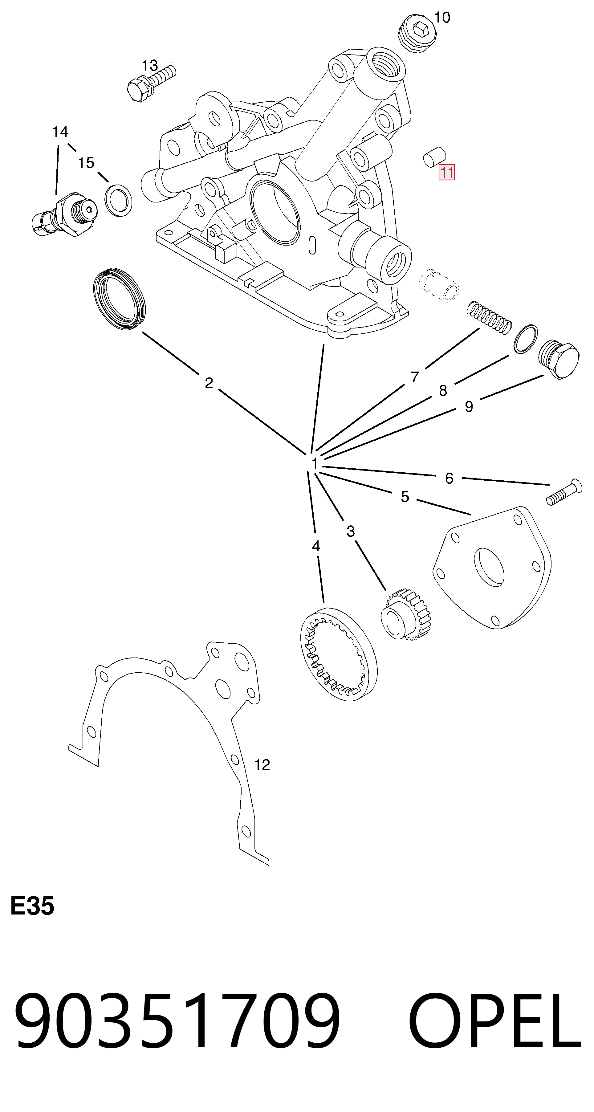 90351709 Opel