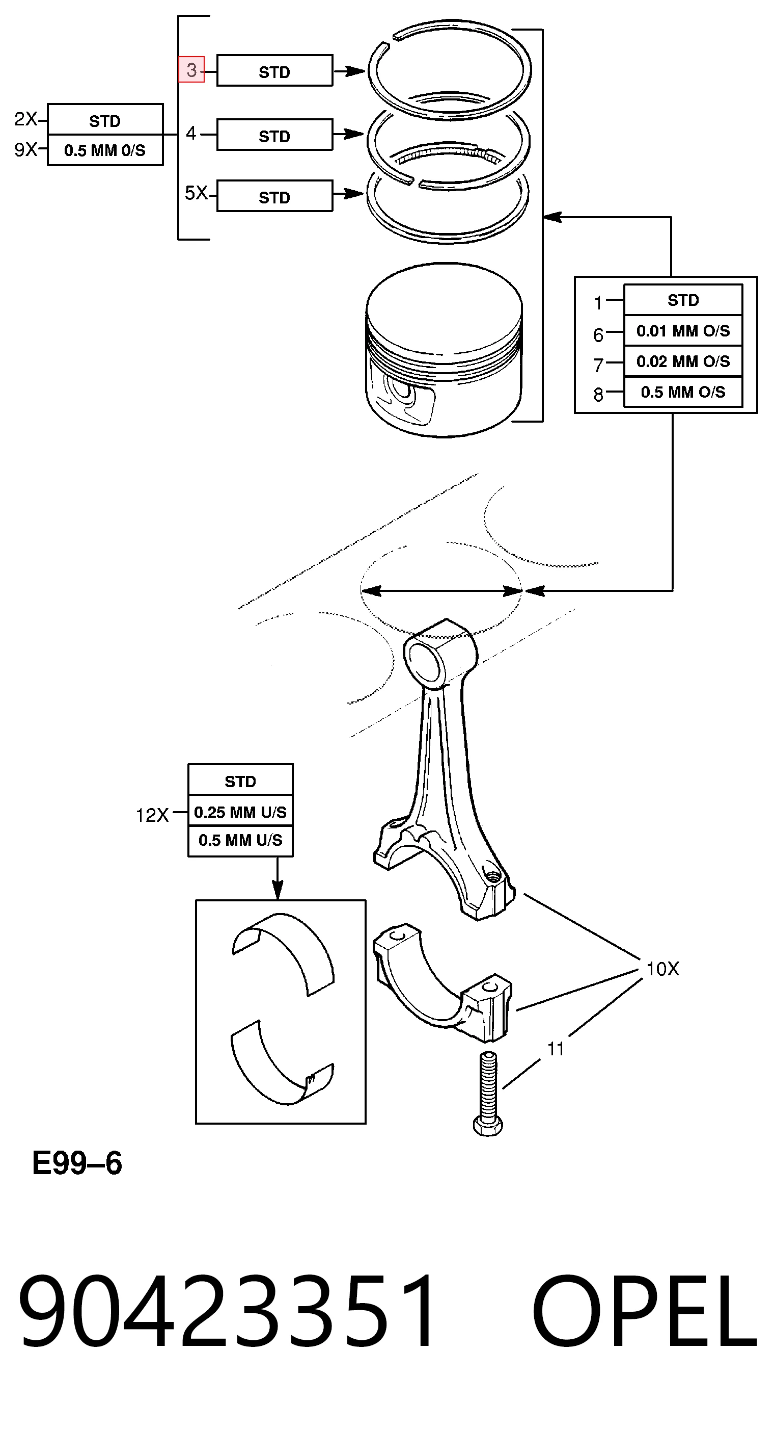 90423351 Opel