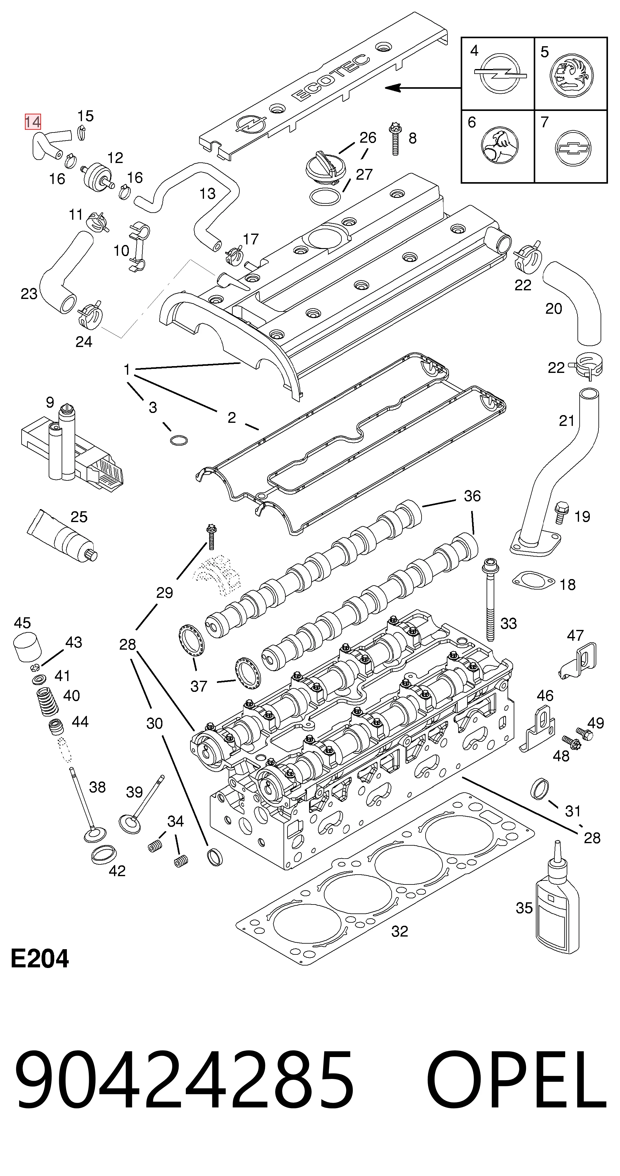 90424285 Peugeot/Citroen 