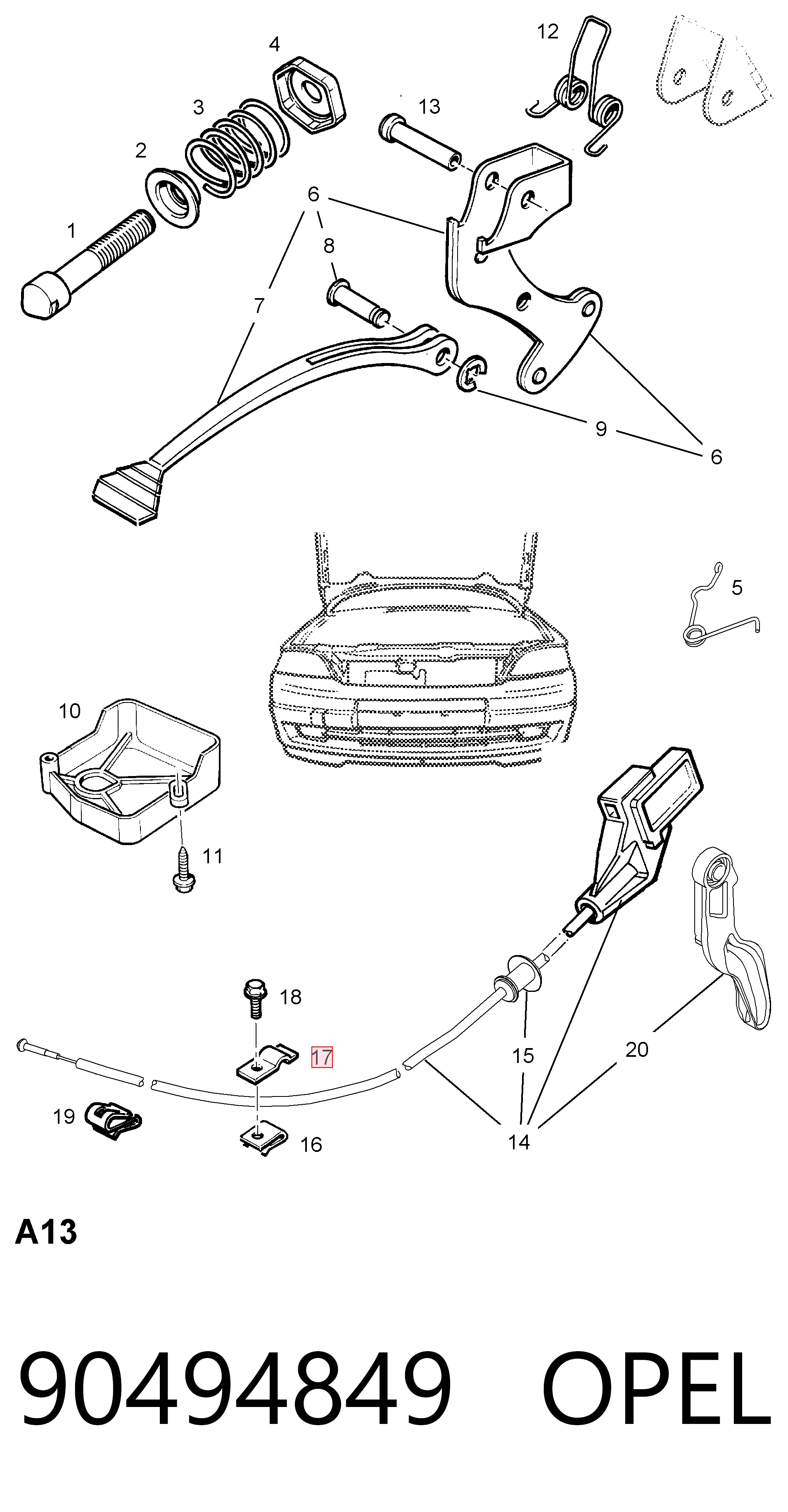  General Motors 90494849 цена, от 65.52 USD