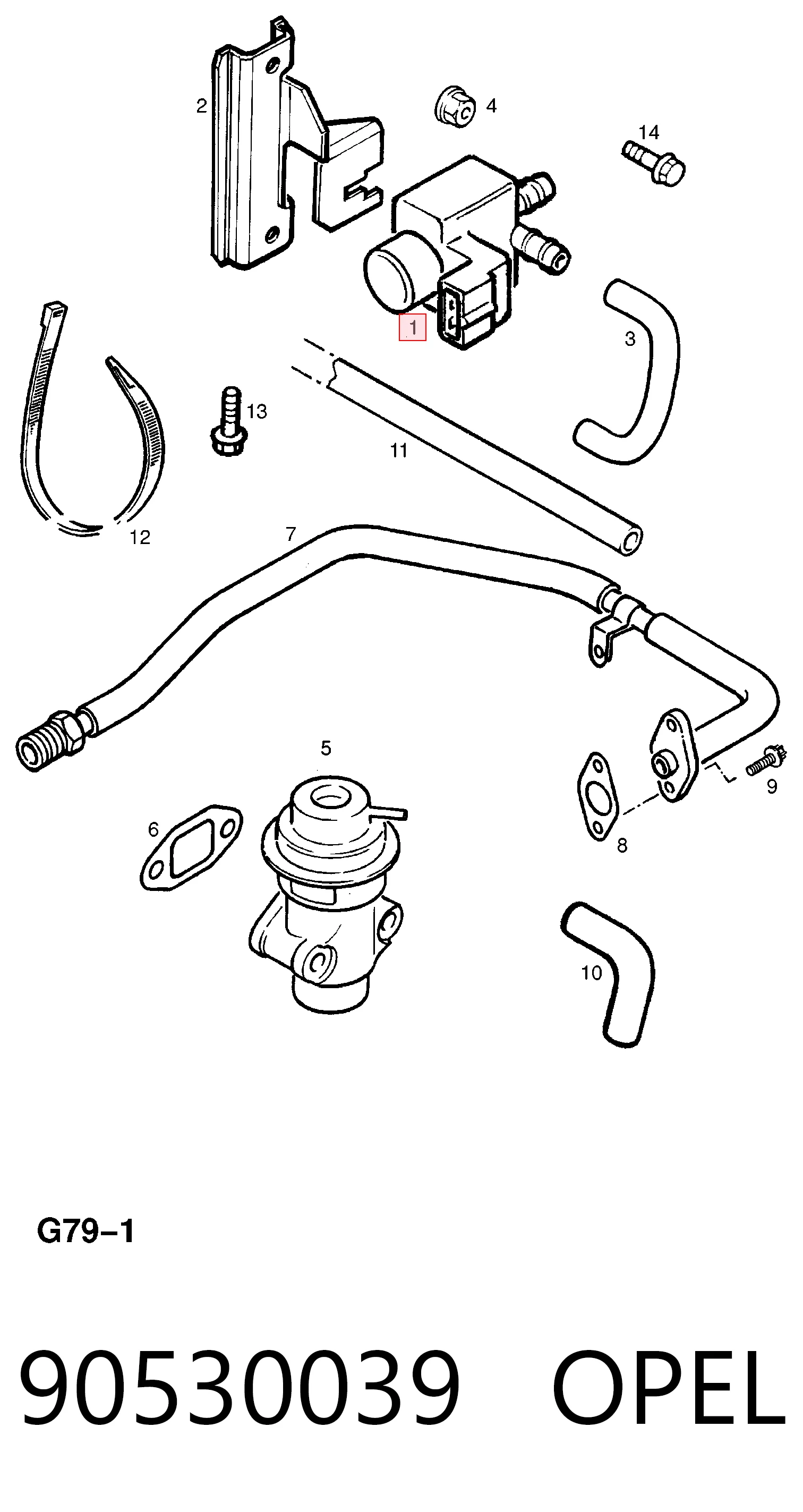 Клапан соленоид регулирования заслонки EGR Magneti Marelli EV133C цена, от 28.06 USD