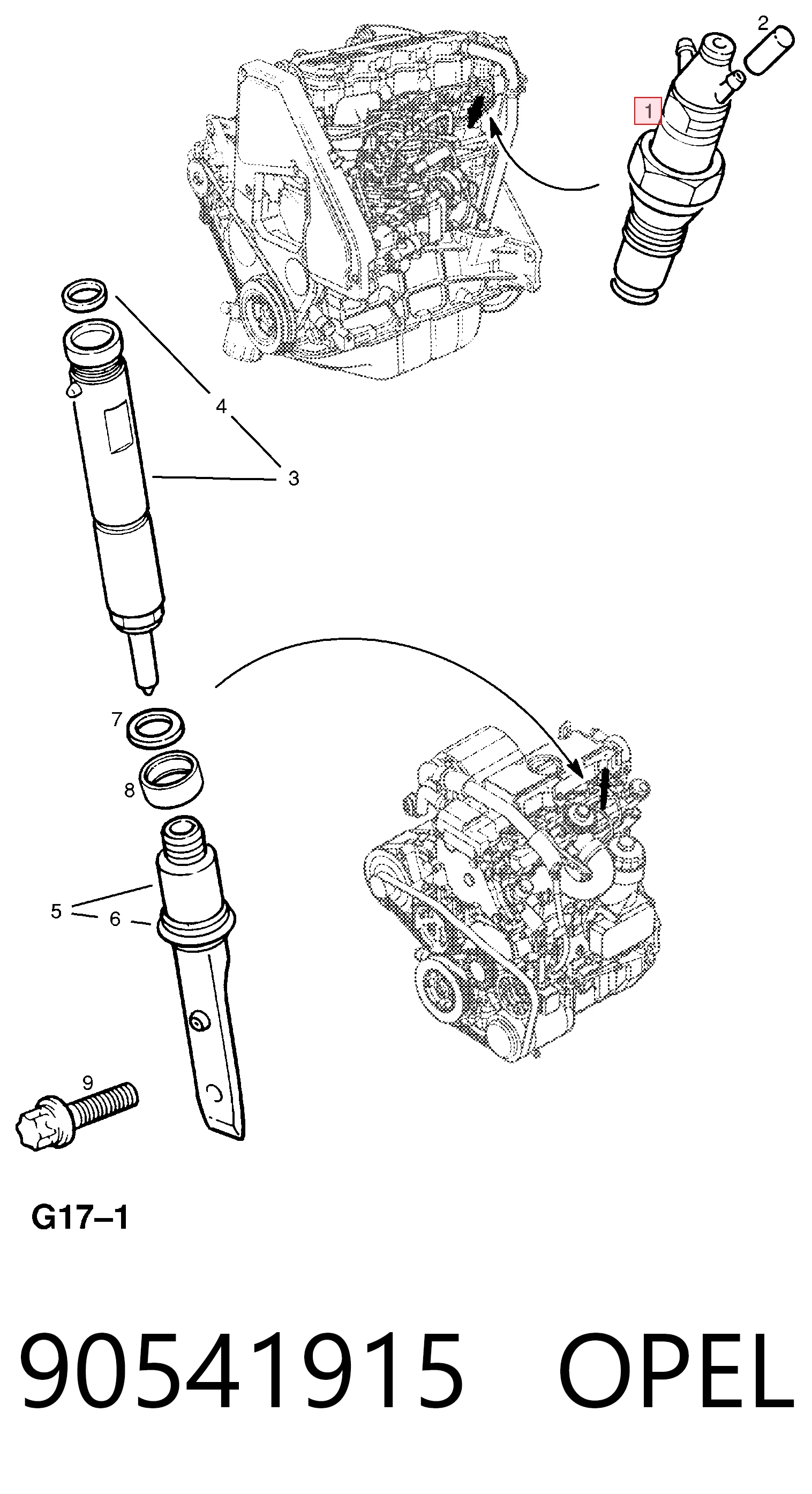 Форсунка инжектора General Motors 90541915 цена, от 0.31 USD
