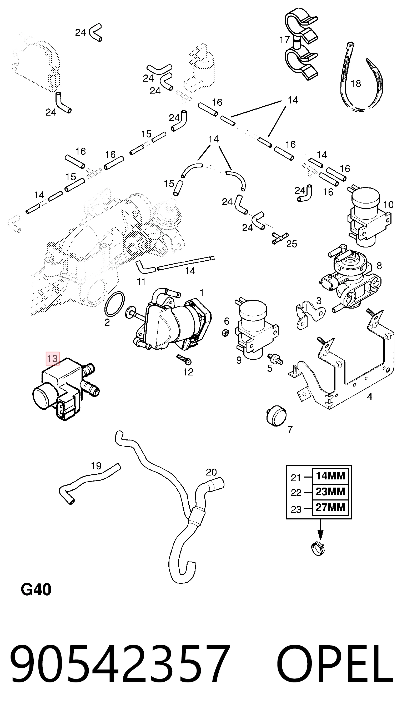 Купить EV133C Magneti Marelli Клапан соленоид регулирования заслонки EGR