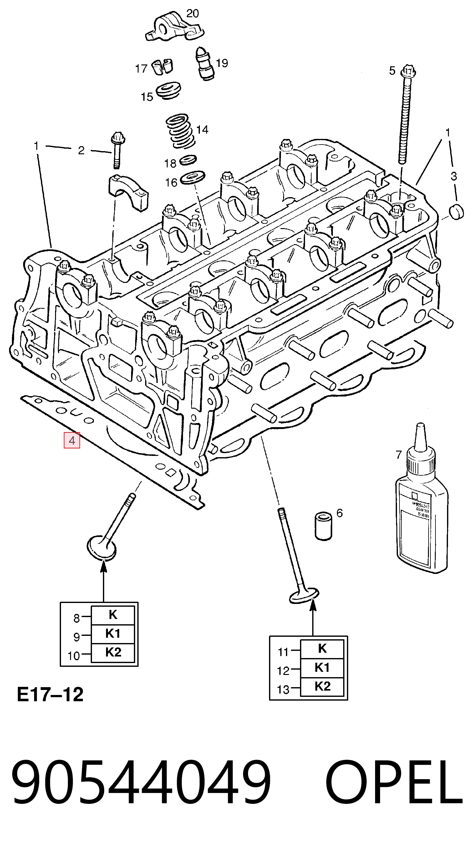 Прокладка ГБЦ Opel Agila A хэтчбек (H00) (2000 - 2007) цена, от 18.57 USD