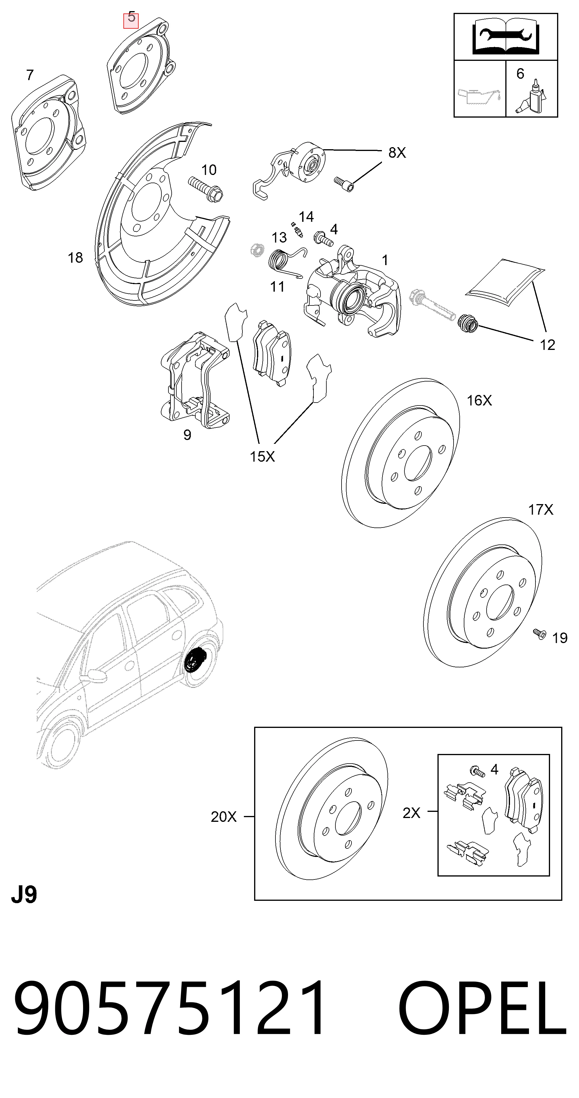90575121 Opel